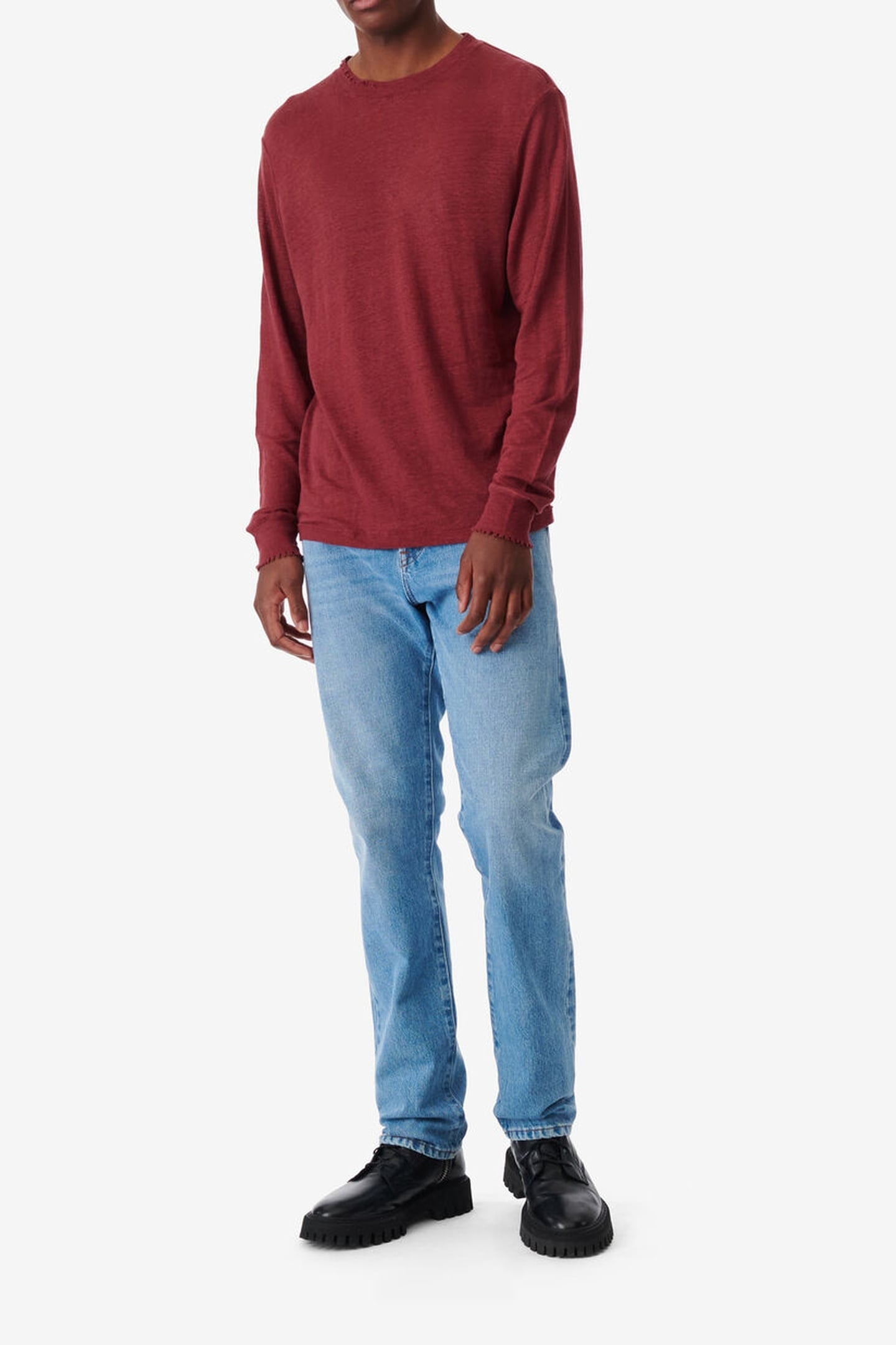 ARONA T-SHIRT BORDEAUX 2