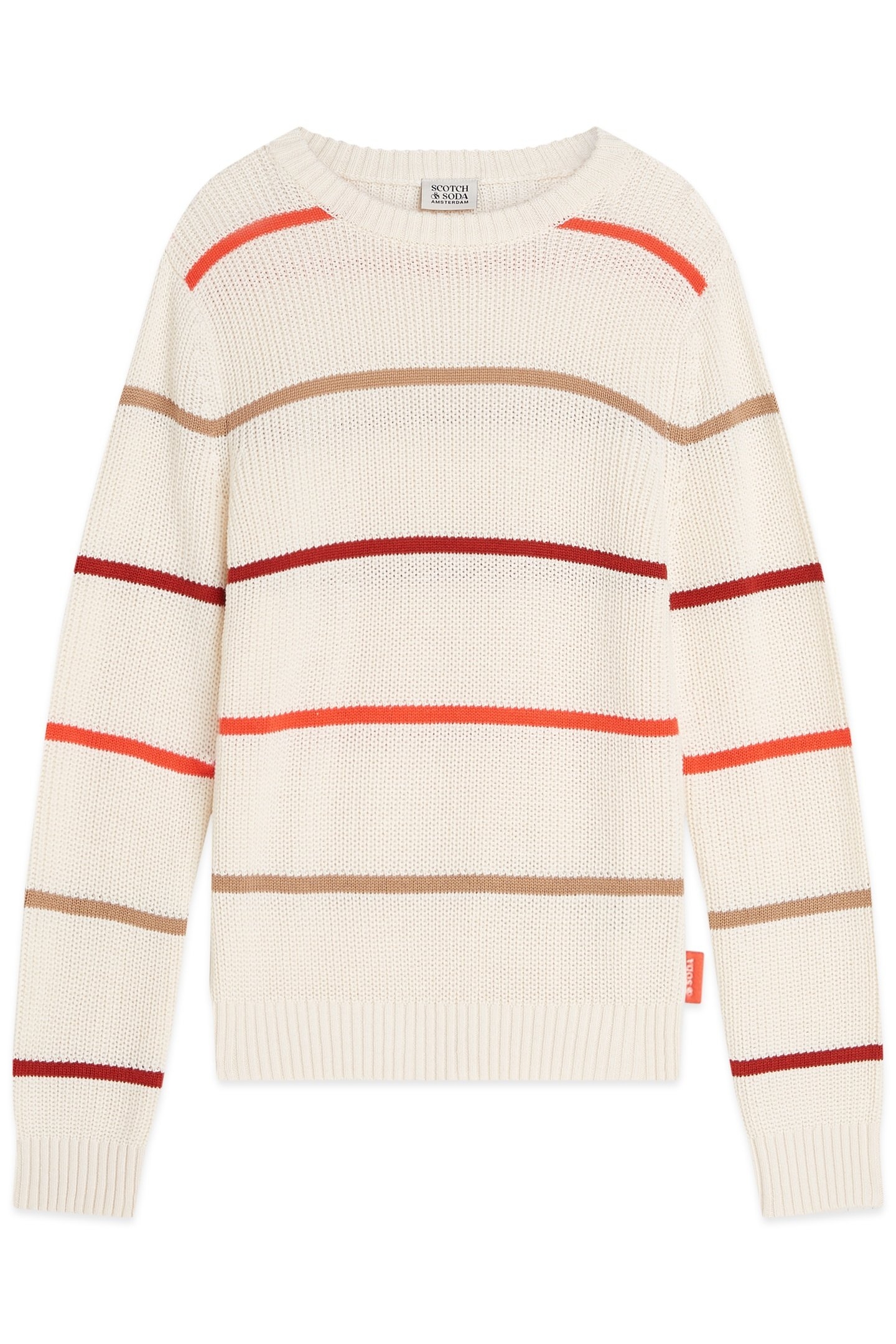 BOYS CREWNECK SWEATER NATURAL 1