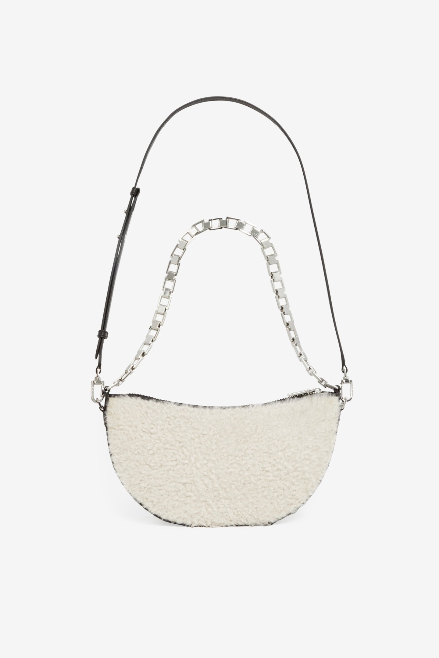 ARC XL FUR CROSS BODY BEIGE/BLACK 3