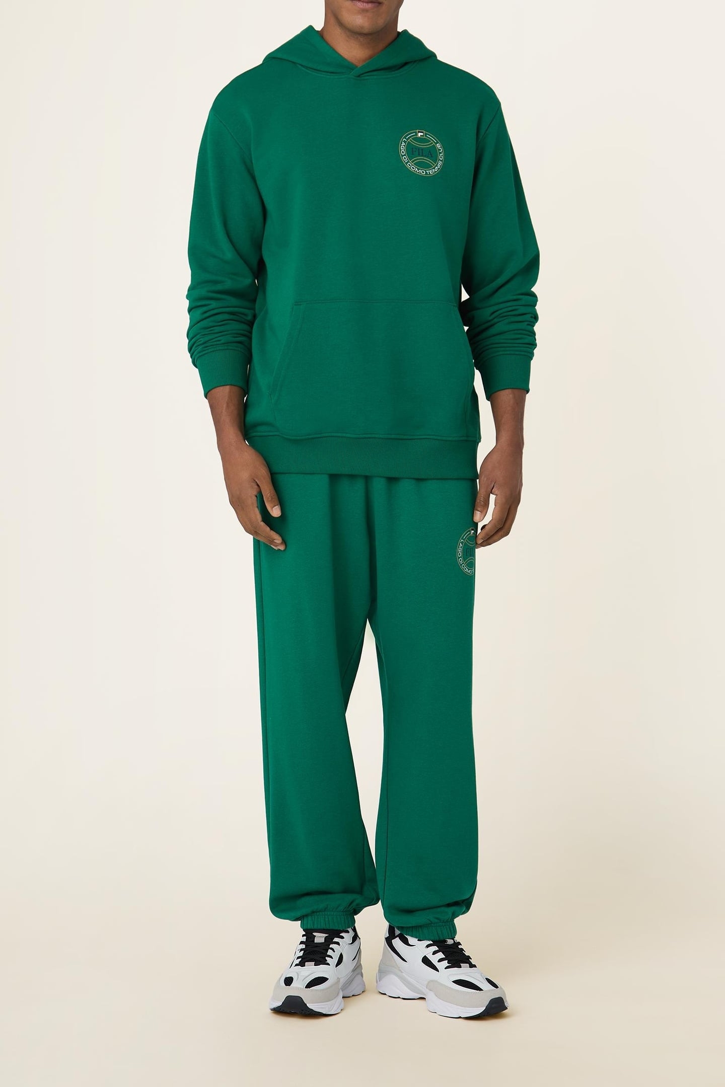 PARELLA RELAXED GRAPHIC SWEATPANTS GREEN JACKET 2
