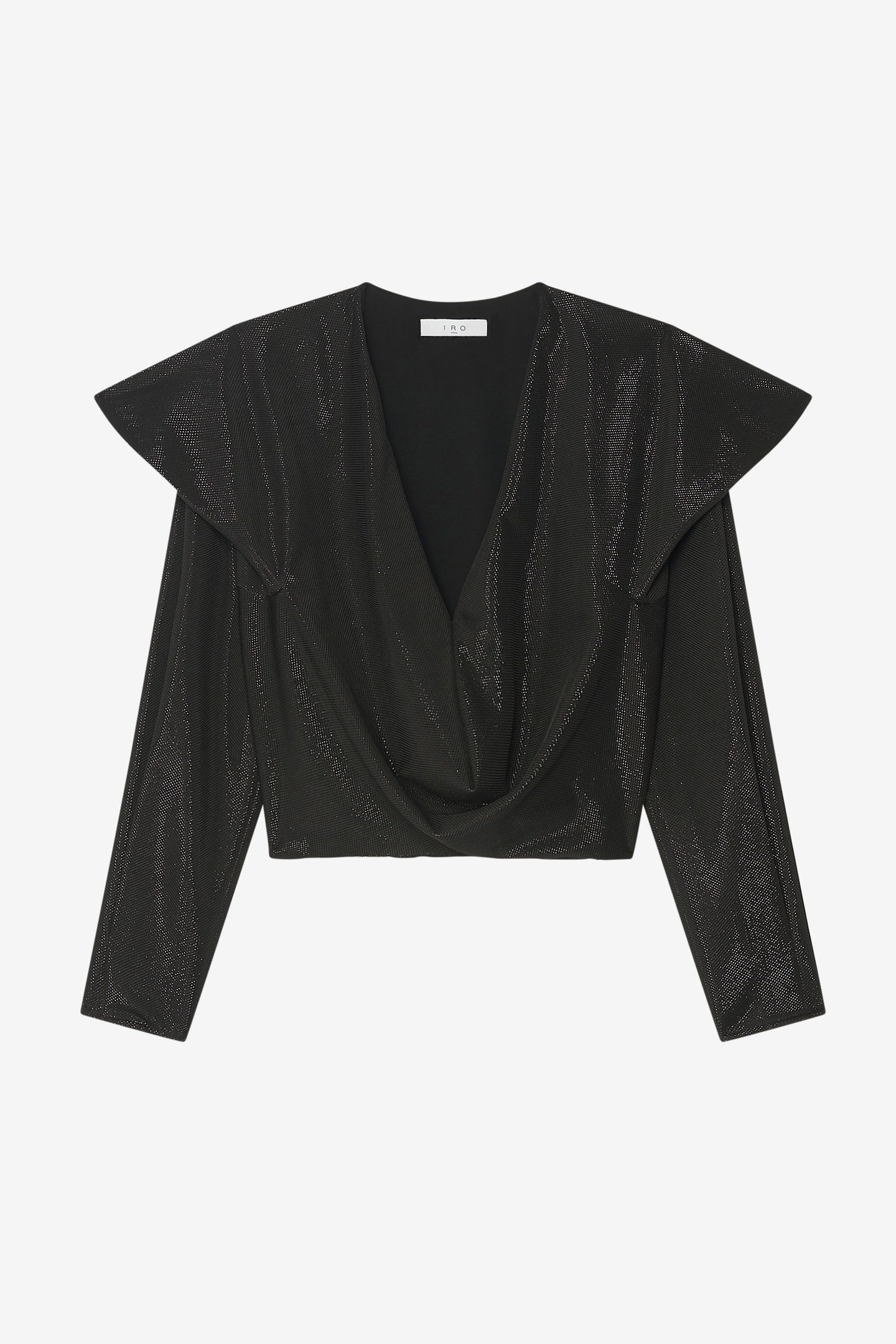 MARISSA TOP SHINY BLACK 5