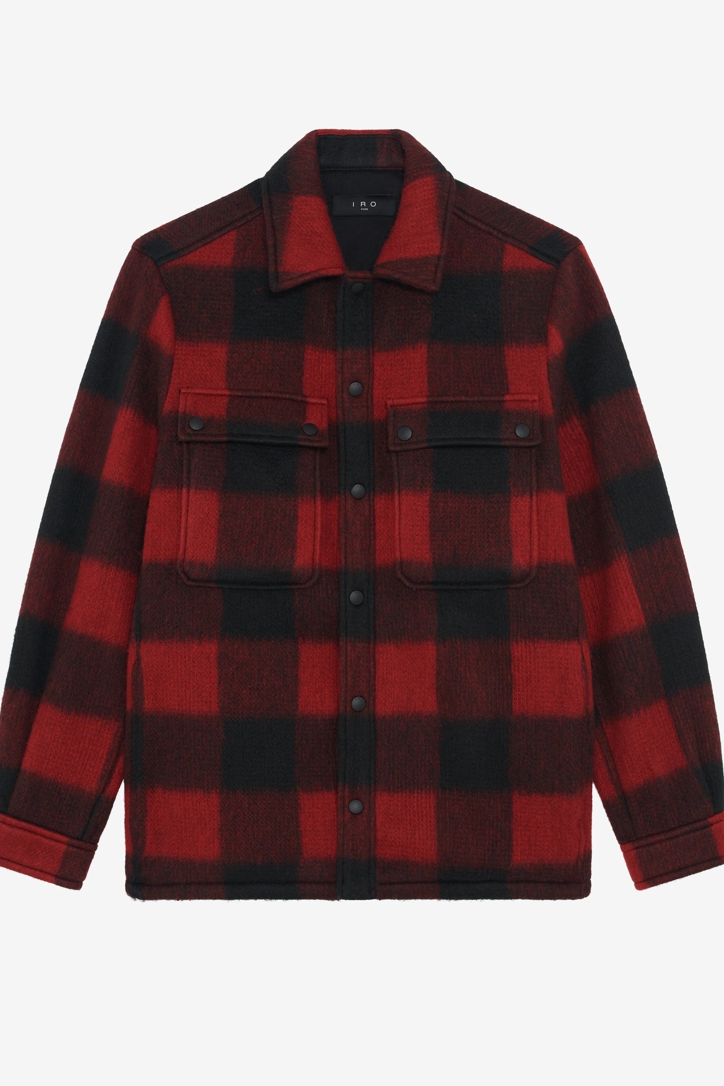 ILARIO OVERSHIRT MIXED RED 5