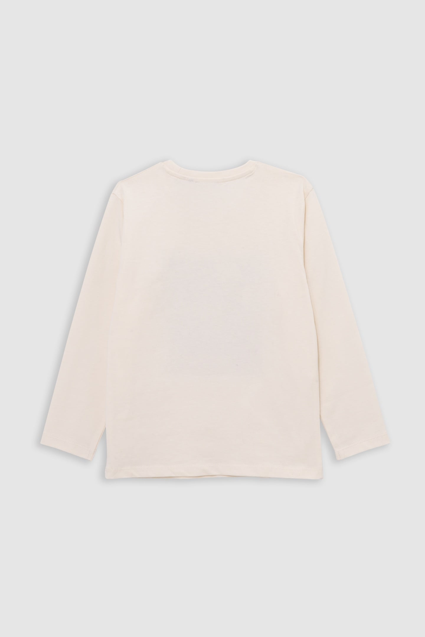 T-SHIRT ECRU ORGANIC COTTON VISUAL SKATER MILLAR BLUE BOY 2