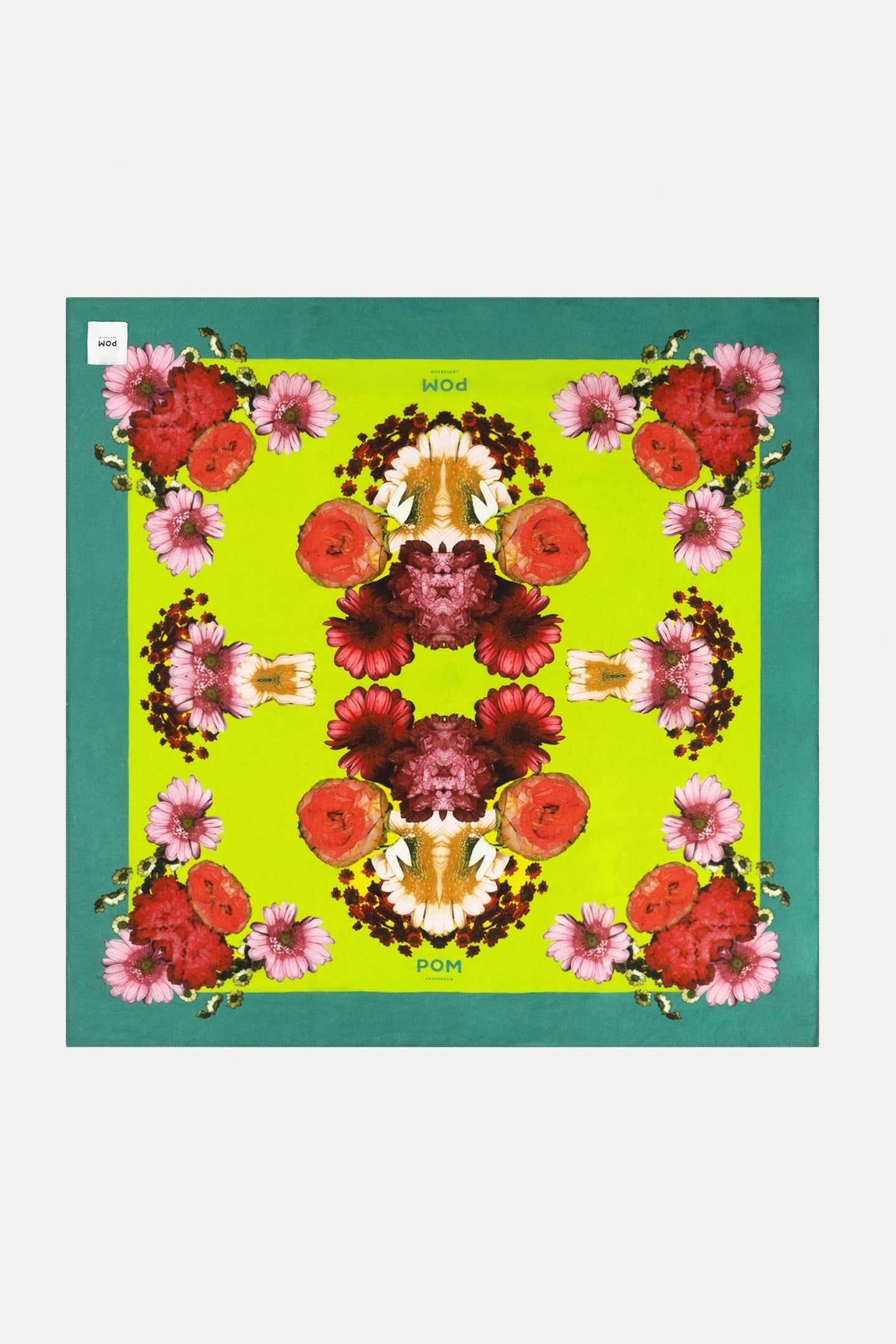 SHAWL - BOUQUET LIME PETITE GREEN 2