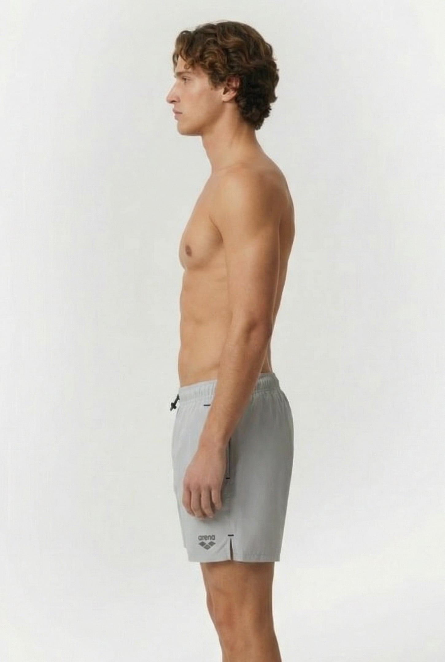 MEN'S ARENA EVO BEACH BOXER SOLID GREY SHADOW 3