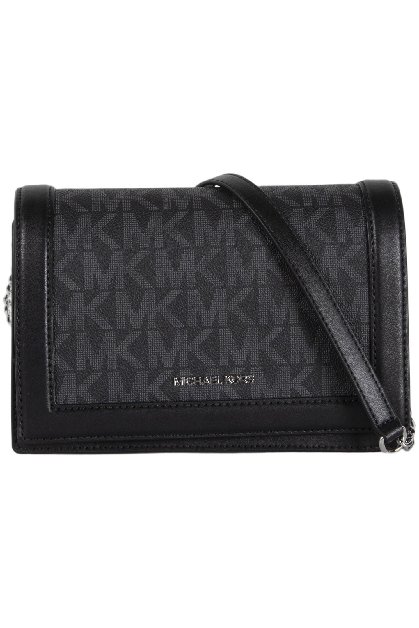 LARGE FULL FLAP CROSSBODY BAG BLACK 3