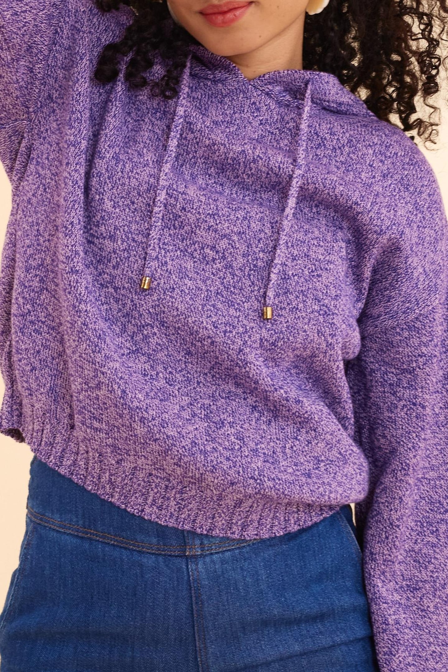 HOODED SWEATER IN PARMA KNIT FABRIC PARMA 5