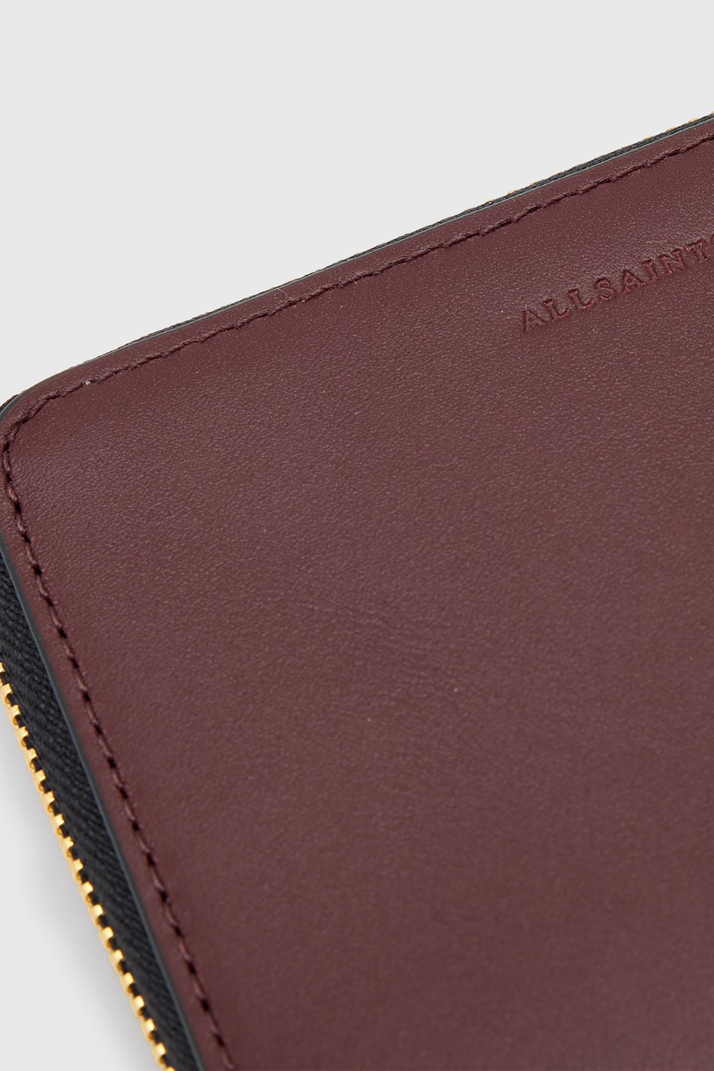 LENA HEX ZIP WALLET DARK RED 6