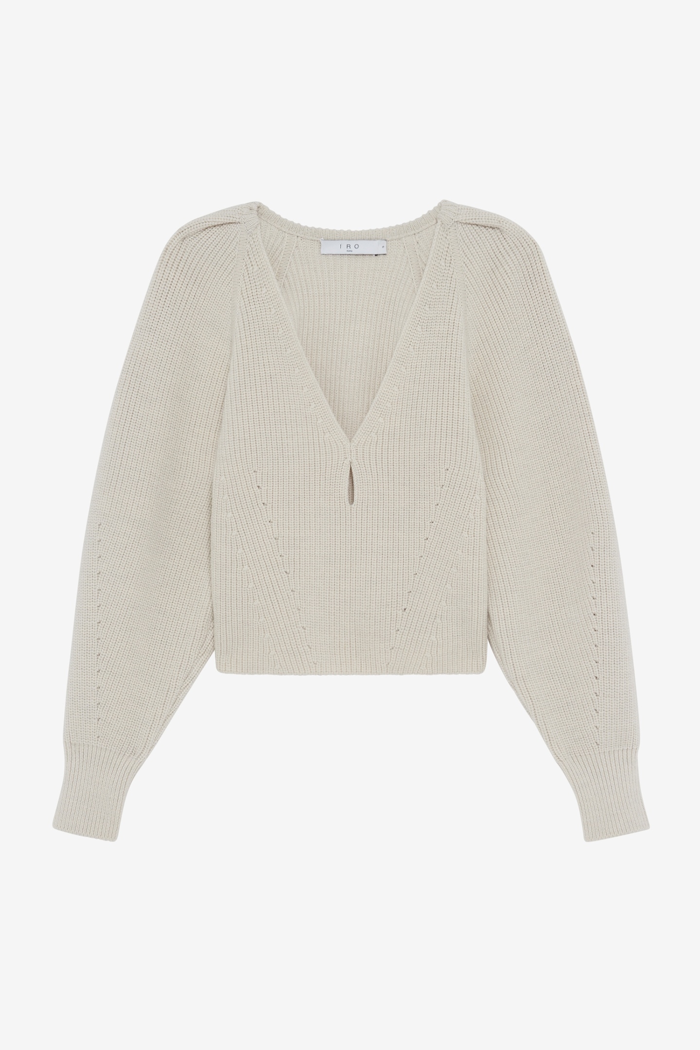 ADSILA PULLOVER ECRU/WHITE 5