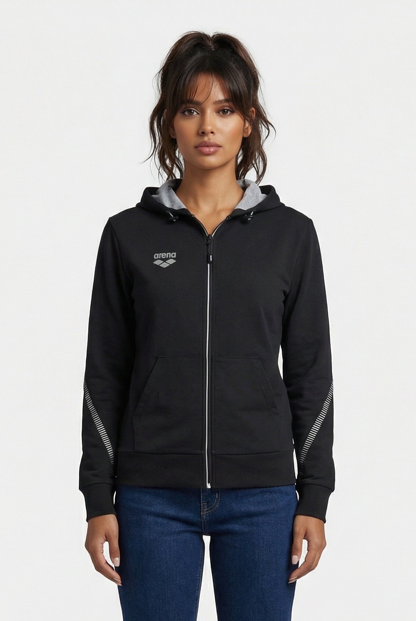 UNISEX TL HOODED JACKET BLACK 1