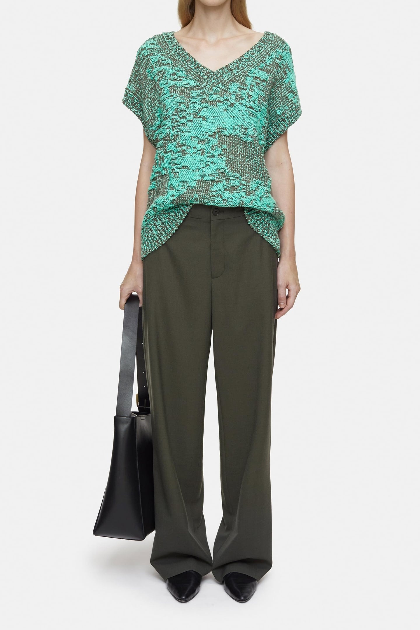 V NECK VEST KNITS GRIND 2