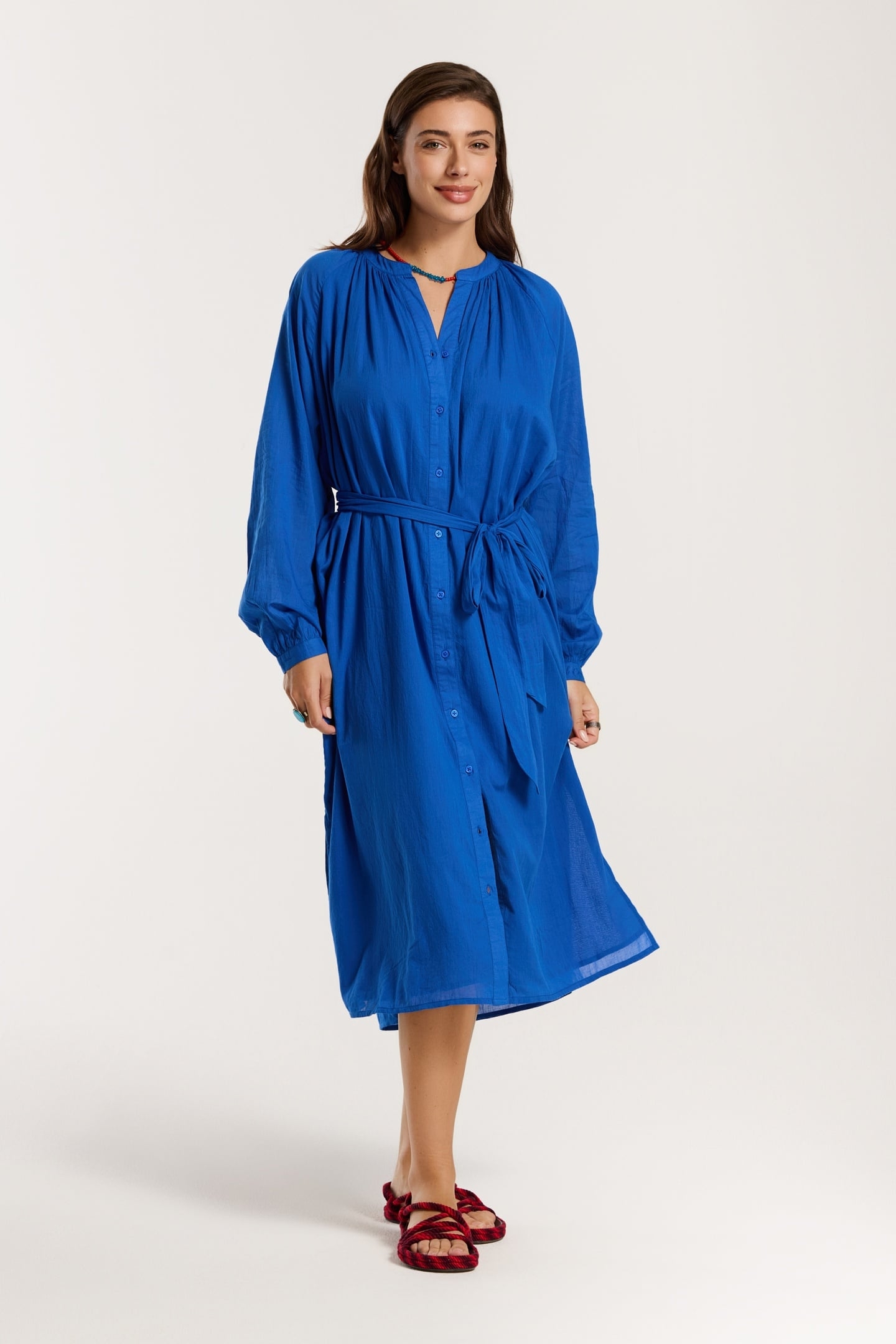 JAMILLA DRESS BLUE DEEP OCEAN 4