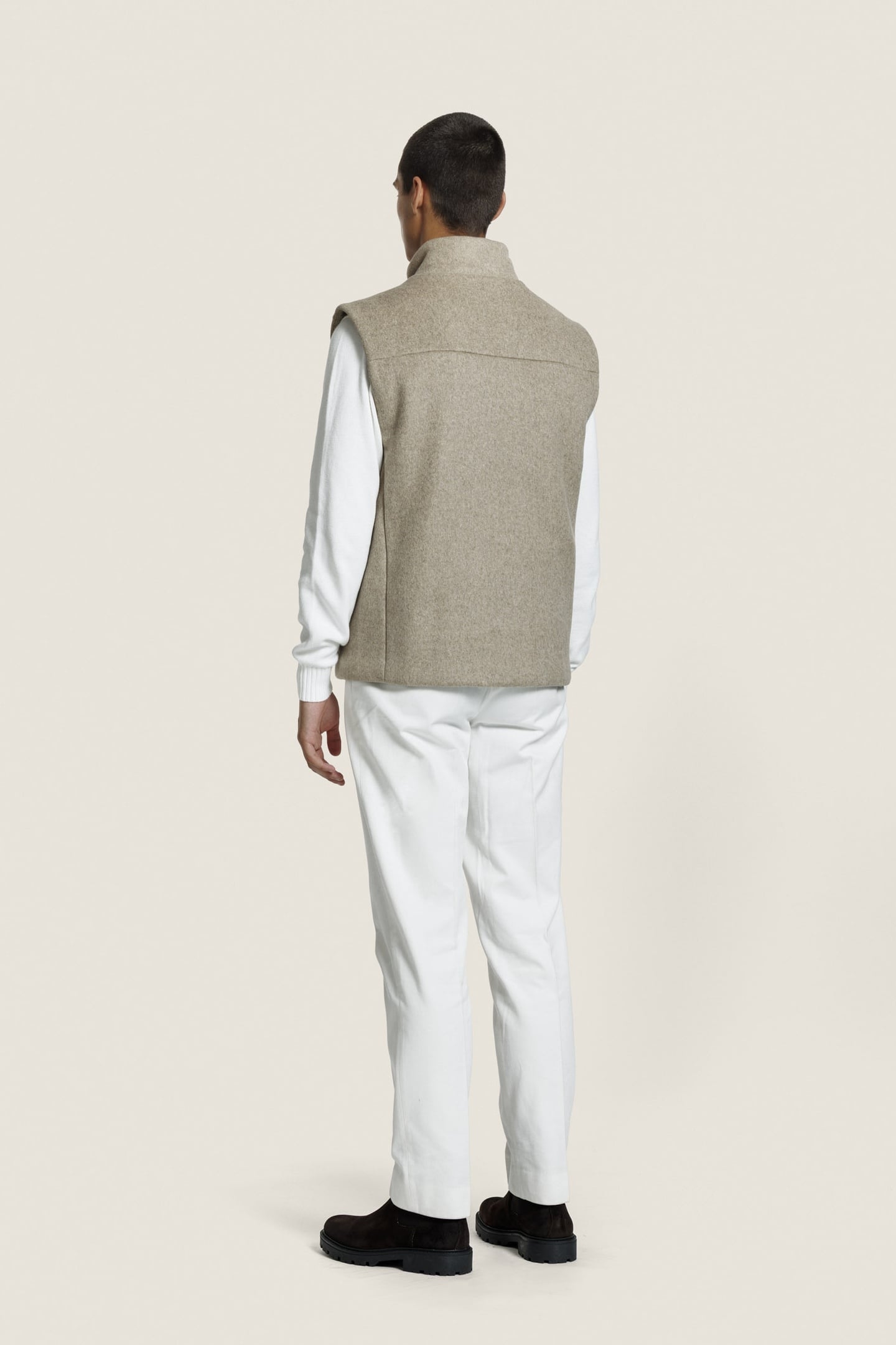 AXEL BODYWARMER D. BEIGE MELANGE 3