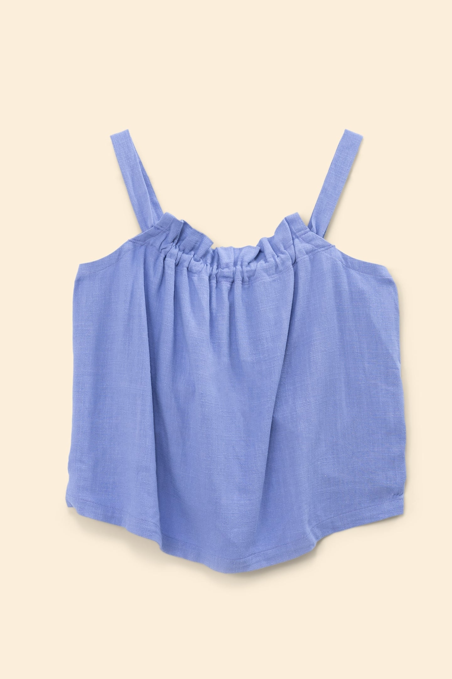 BLUE STRAP TOP WITH TIE ON BACK LAVENDER 7