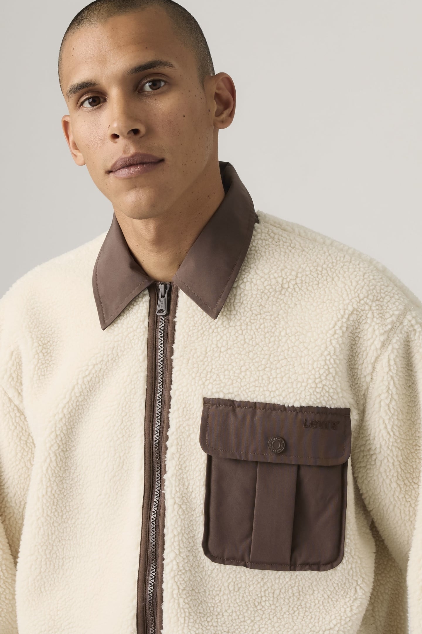 JOONIE SHERPA JACKET OATMEAL 5