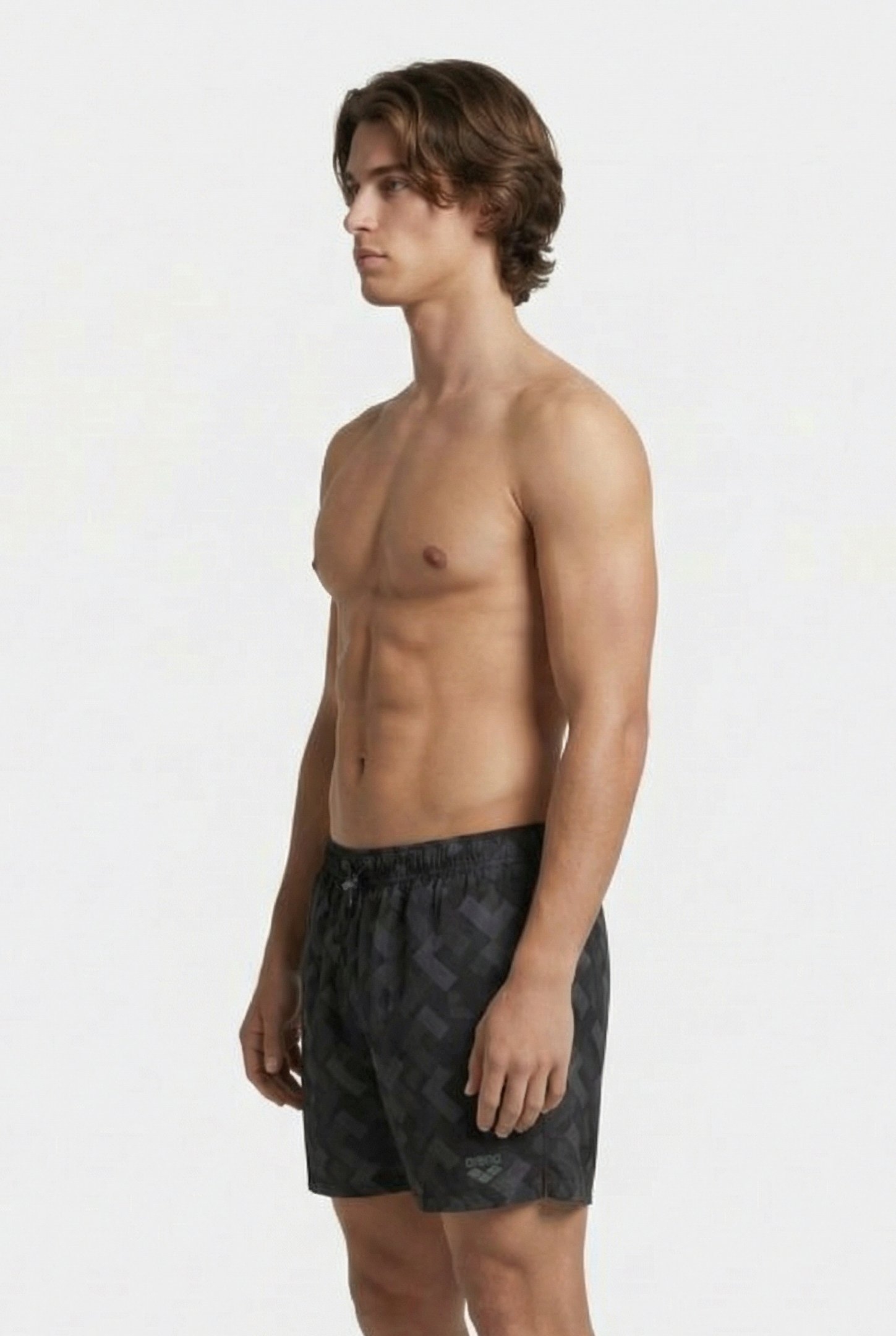 MEN'S ARENA EVO BEACH BOXER AO BLACK MULTI 3