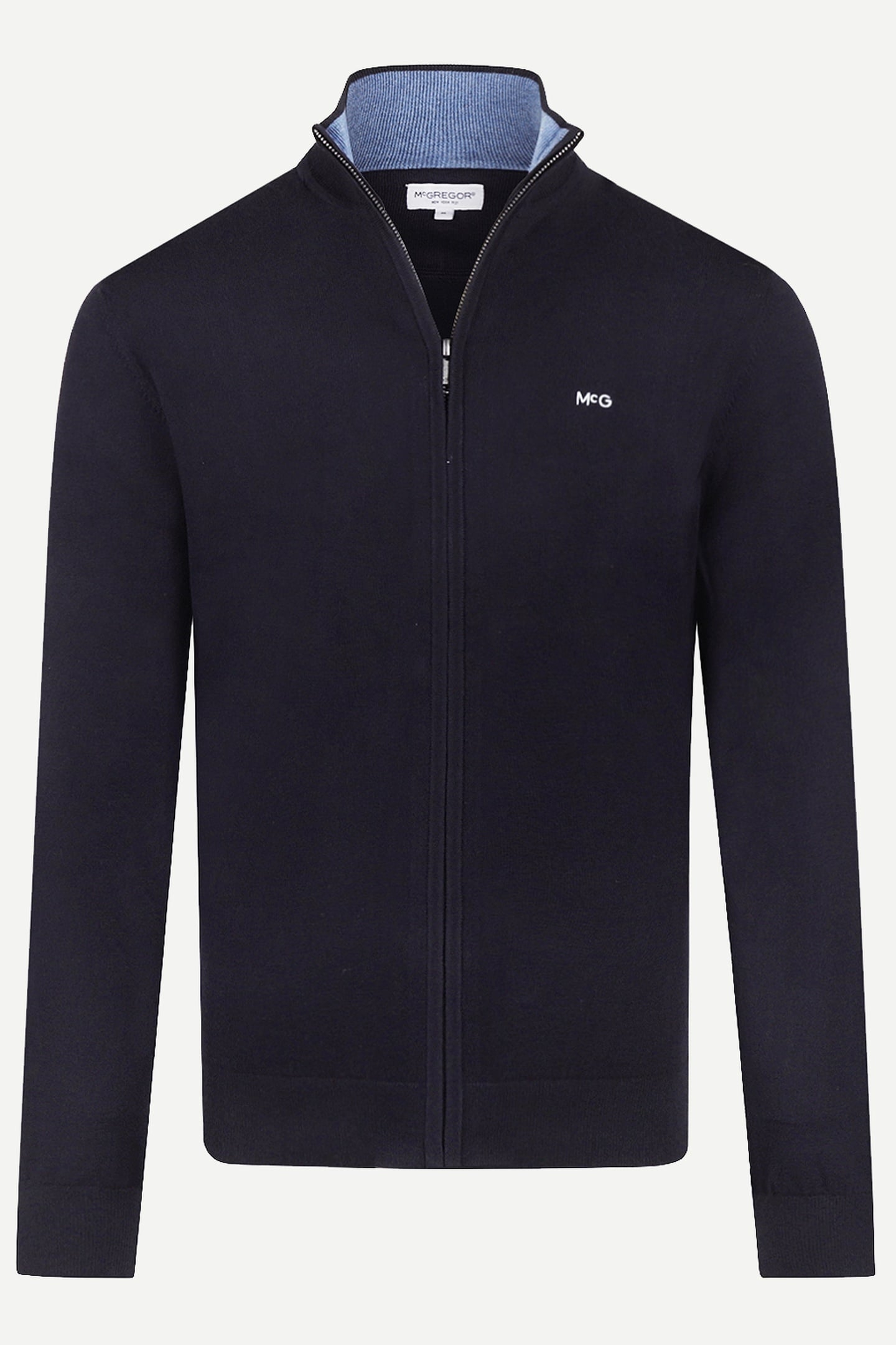 ZIP THRU CARDIGAN NAVY 2