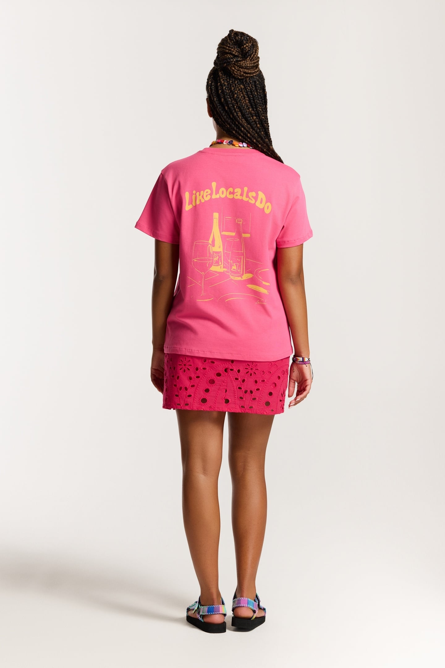 NOA LIKE LOCALS DO T-SHIRT PINK MAGENTA 6