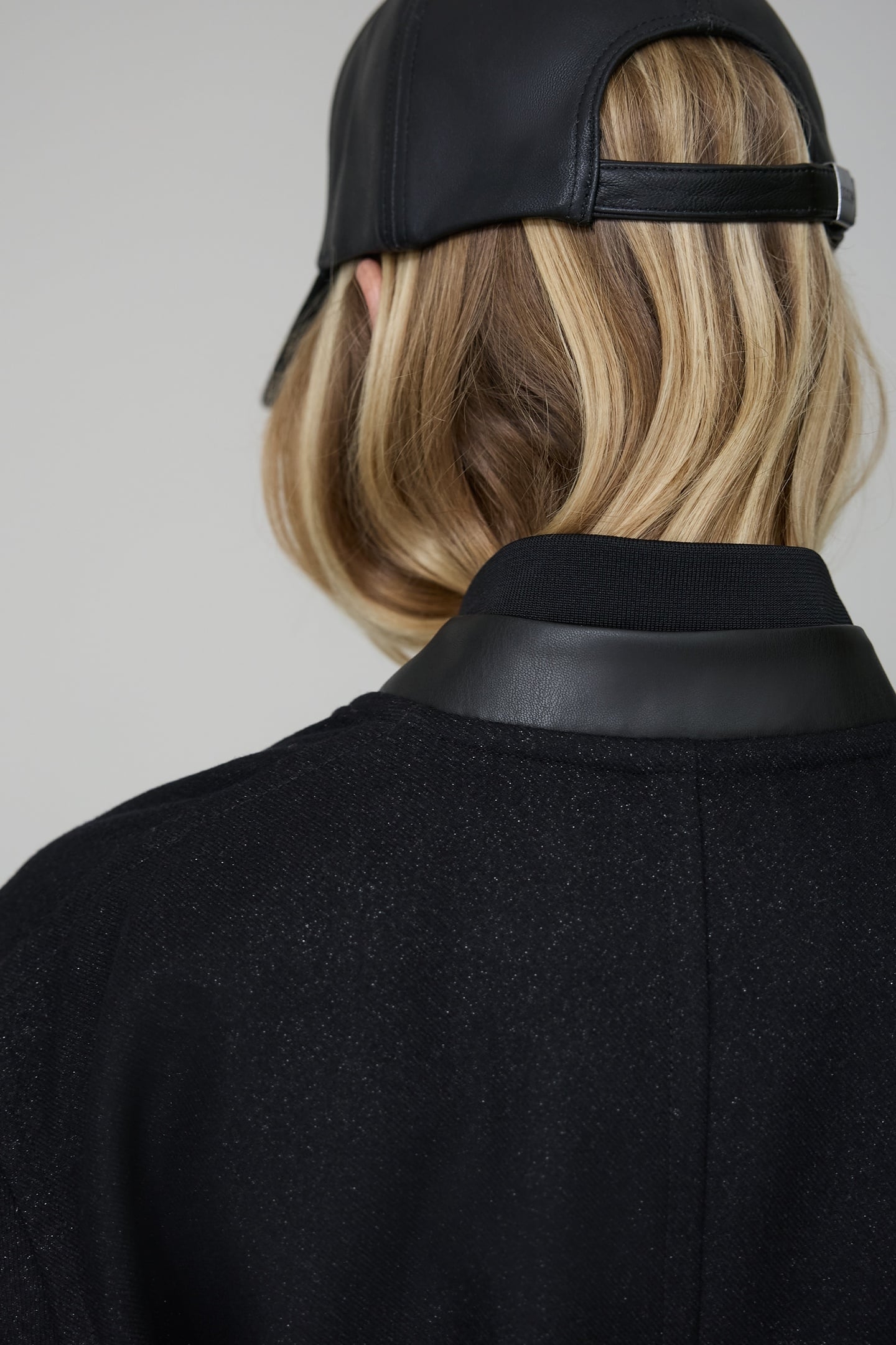 PURE EDITION-OVERSIZE SEQUINED BLACK BOMBER 8