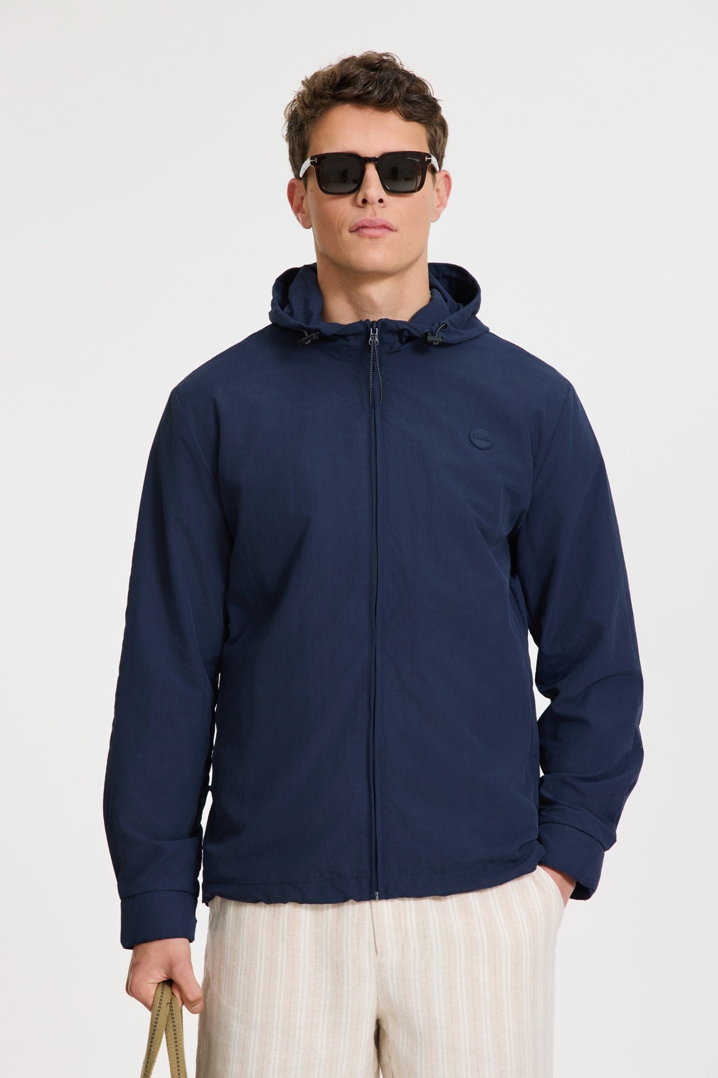 NASH JACKET SOLID BLUE DARK NAVY 1