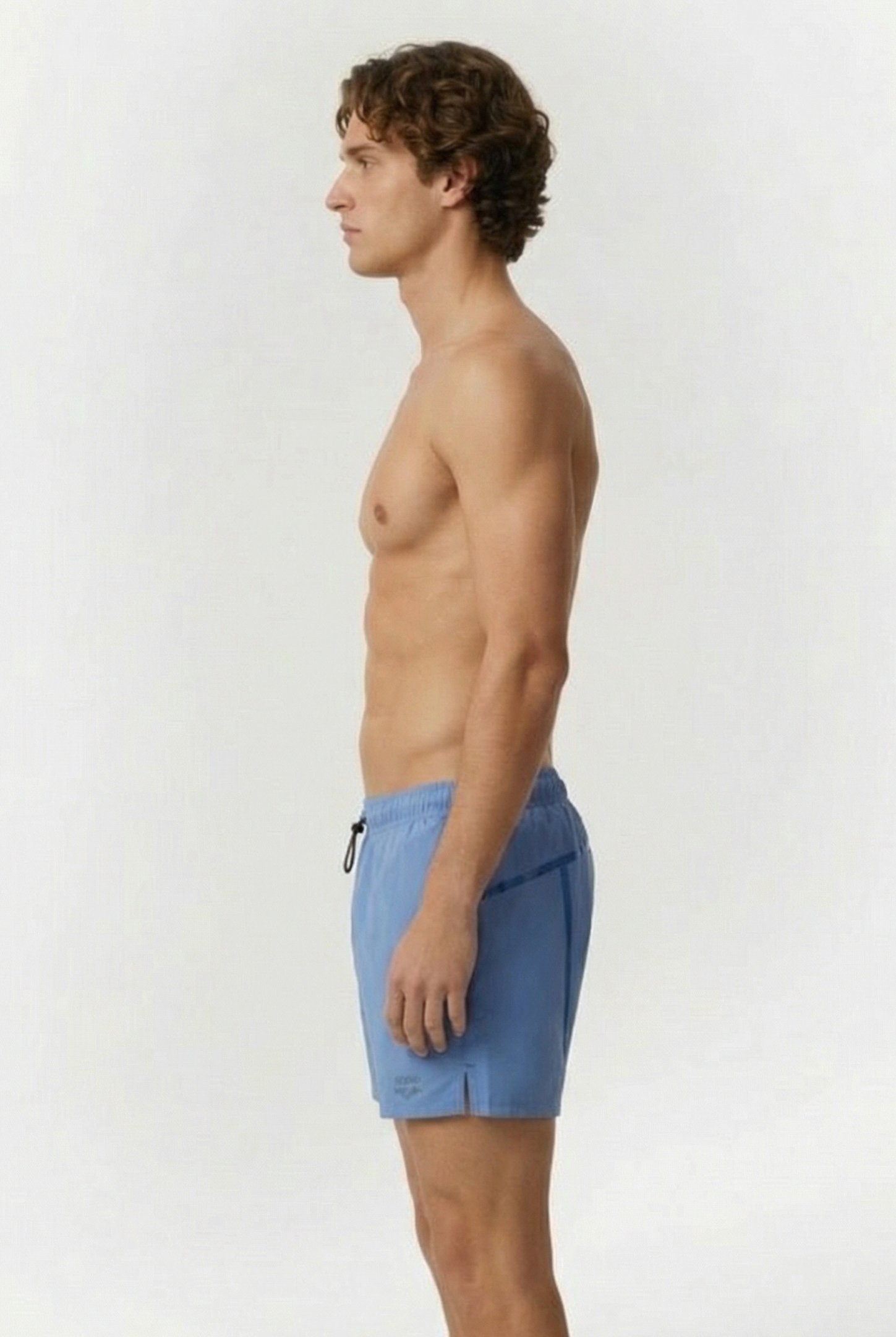 MEN'S ARENA EVO PRO_FILE BEACH SHORT GREY BLUE 3