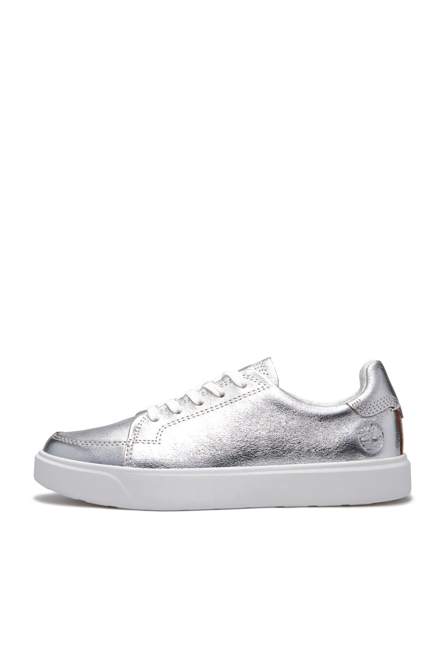 EMERSON STREET LOW LACE UP SNEAKER SILVER METALLIC 4