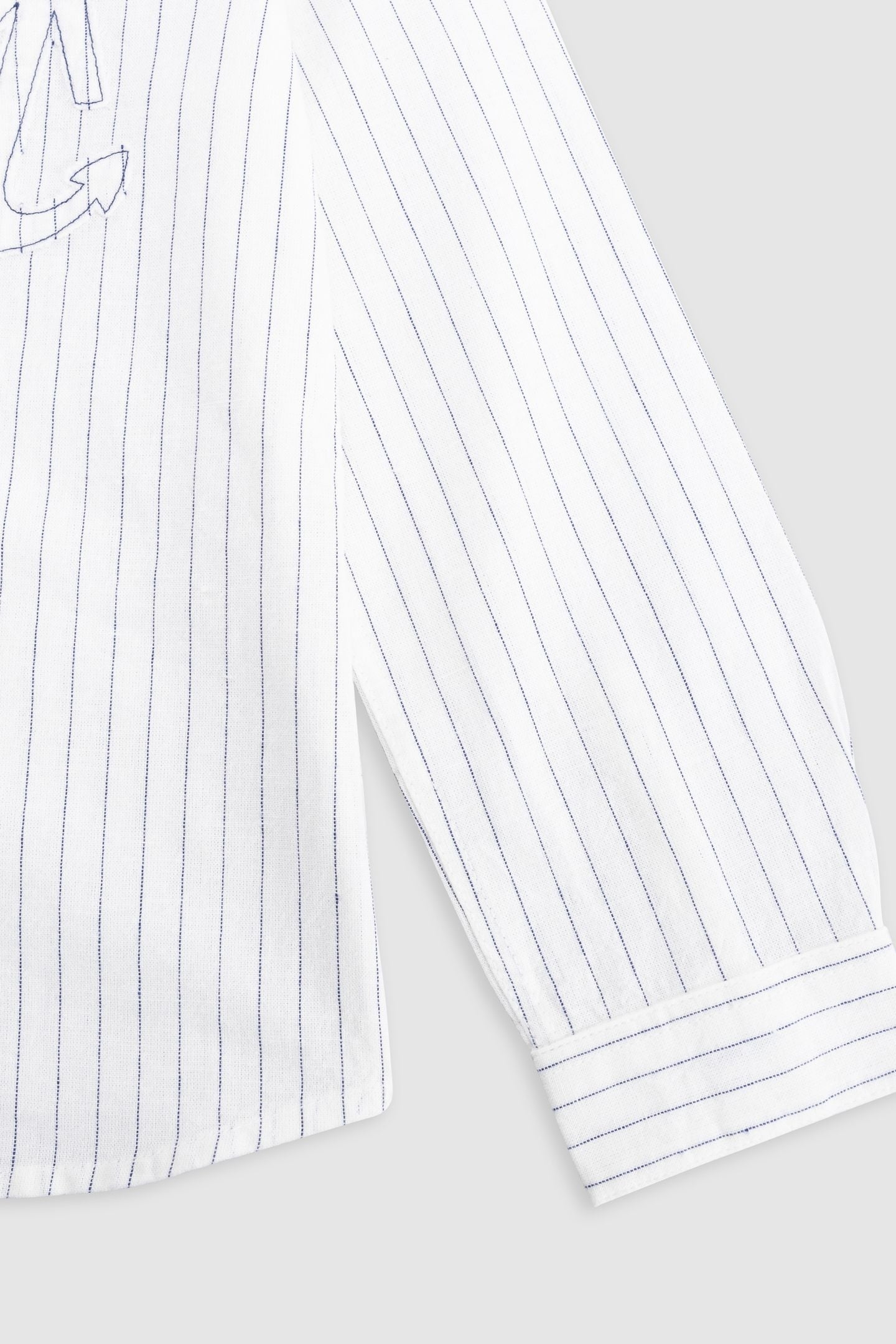 CREAM SHIRT WITH MAXI ANCHOR STRIPES 5