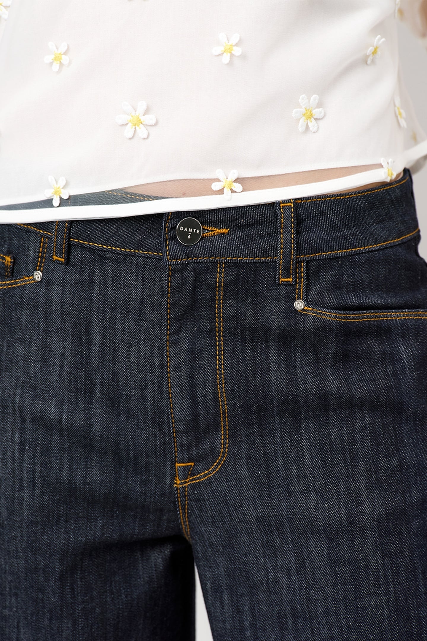 NUIT INDIGO WIDE LEG JEANS DARK INDIGO 4