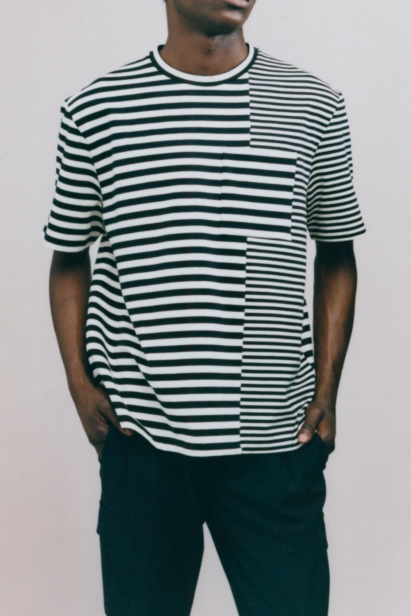 OFF-WHITE NAVY STRIPED SAILOR T-SHIRT 3