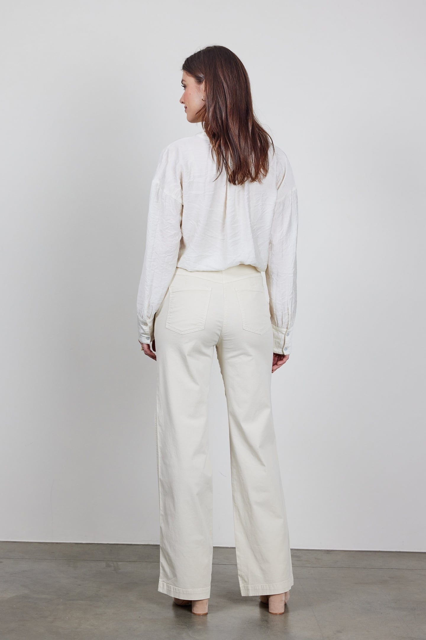 WIDE LEG PANTS ROYCE IN LIGHT SILVER 6