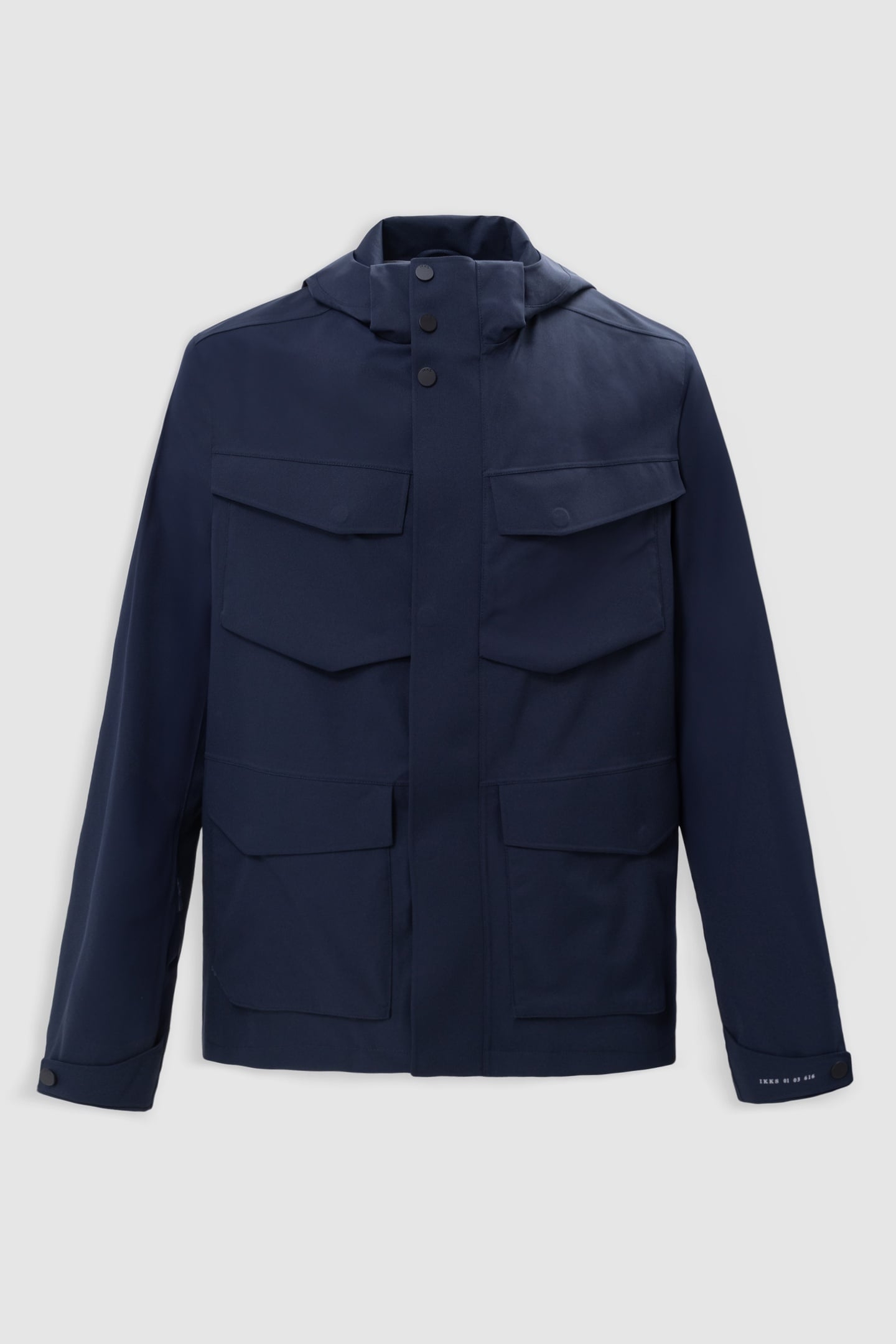 NAVY NYLON WATERPROOF PARKA 5