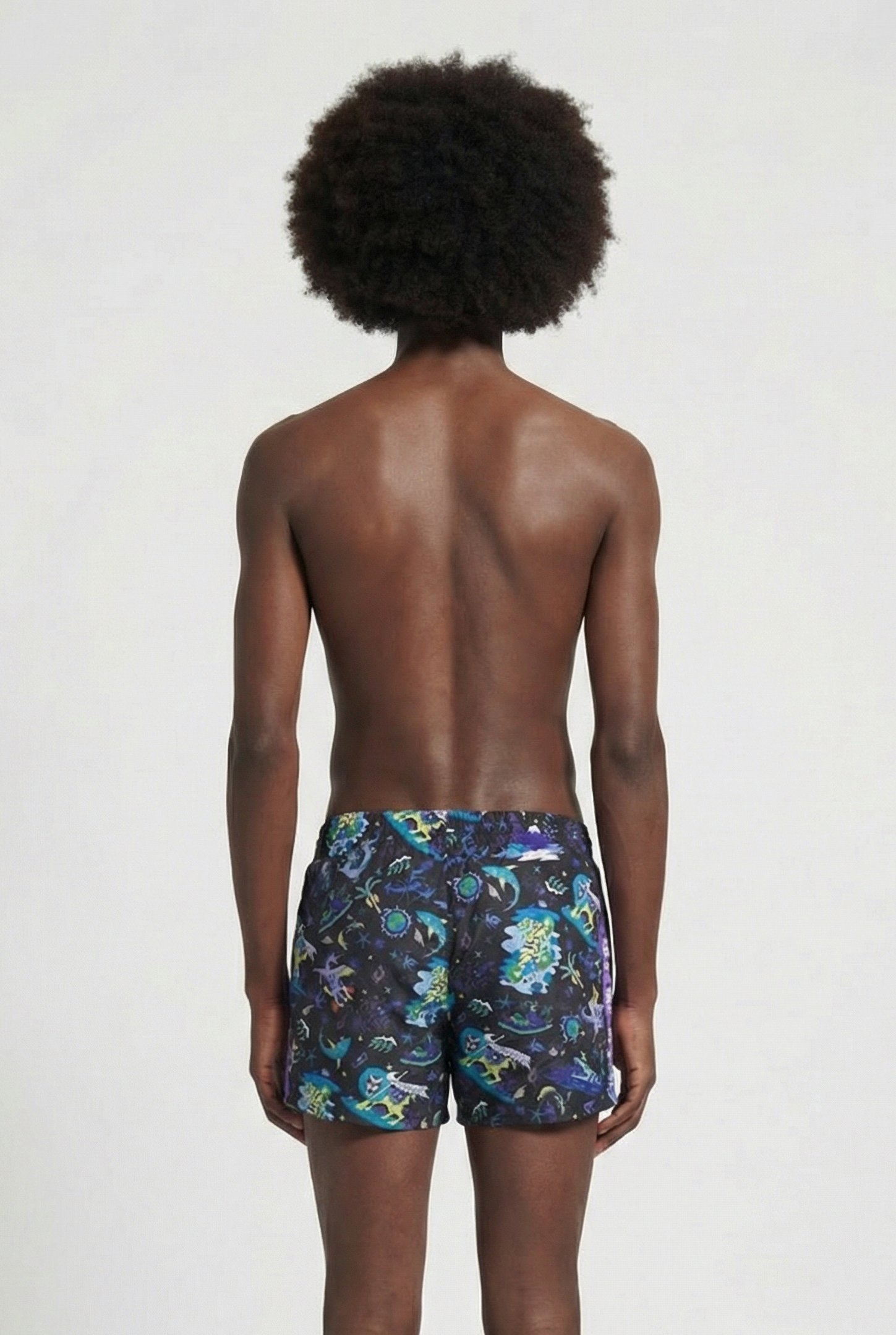 MEN'S ARENA FUN PLANET X-SHORT BLACK MULTI 2