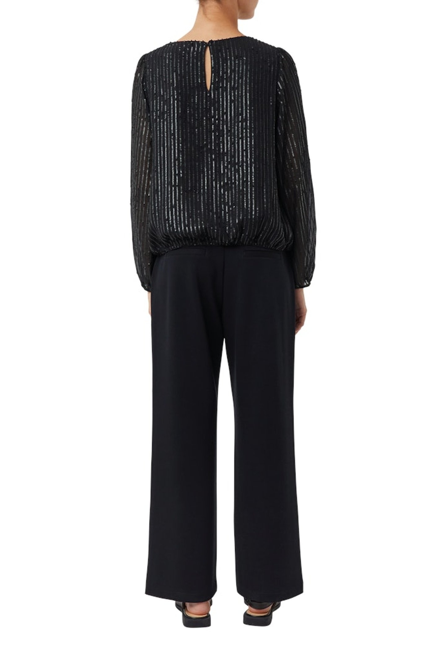 COMMA BLOUSES BLACK 3