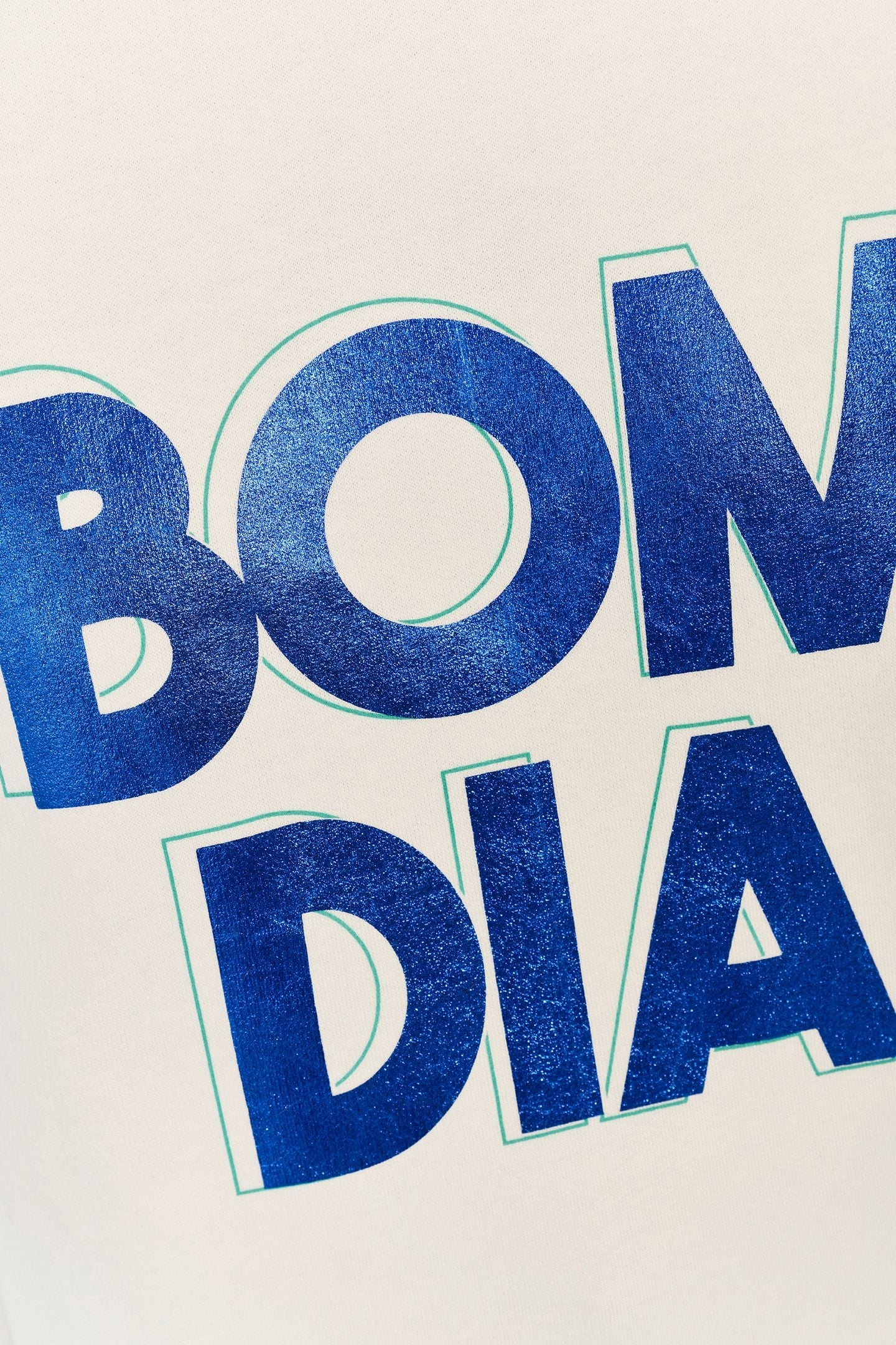 MIDI - WHITE METALLIC MESSAGE SWEATSHIRT 6