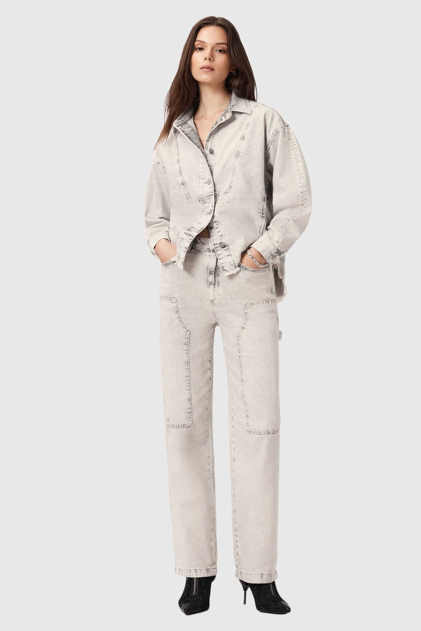 HETTIE XTAL SHACKET SNOW GREY 5