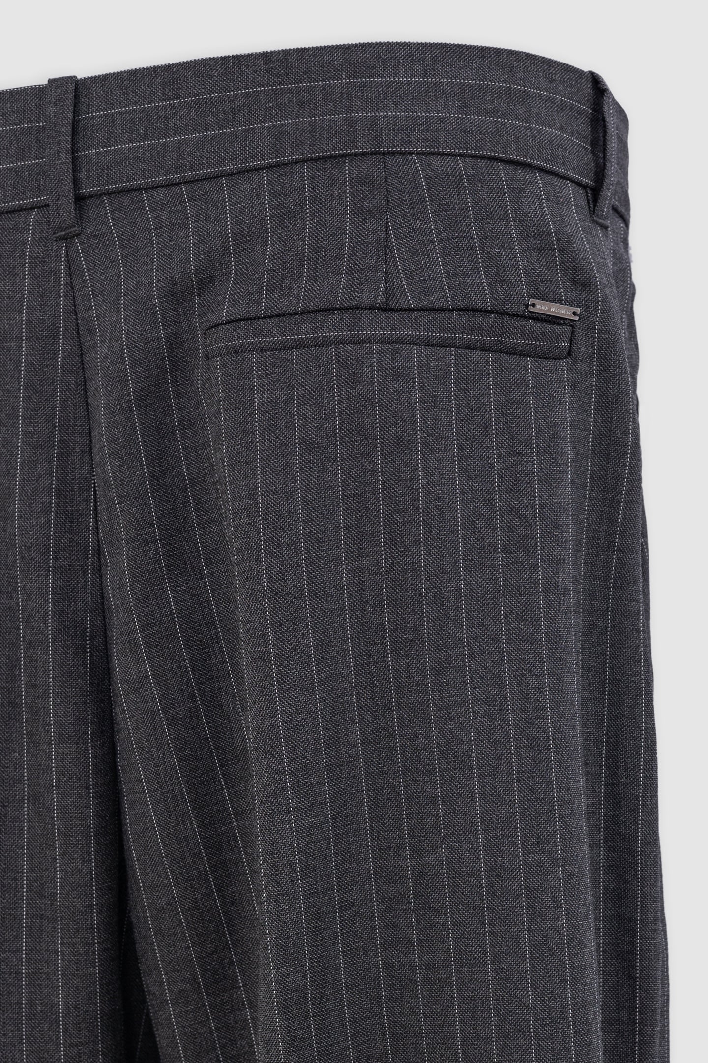 GREY SUIT PANTS WITH TENNIS STRIPES 3