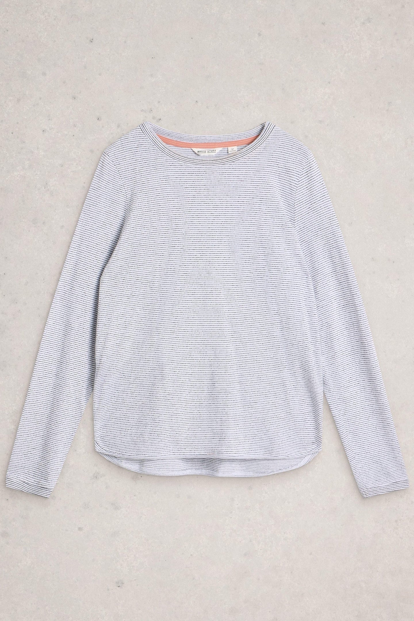 CLARA LS SPARKLE TEE IVORY MULTI 3