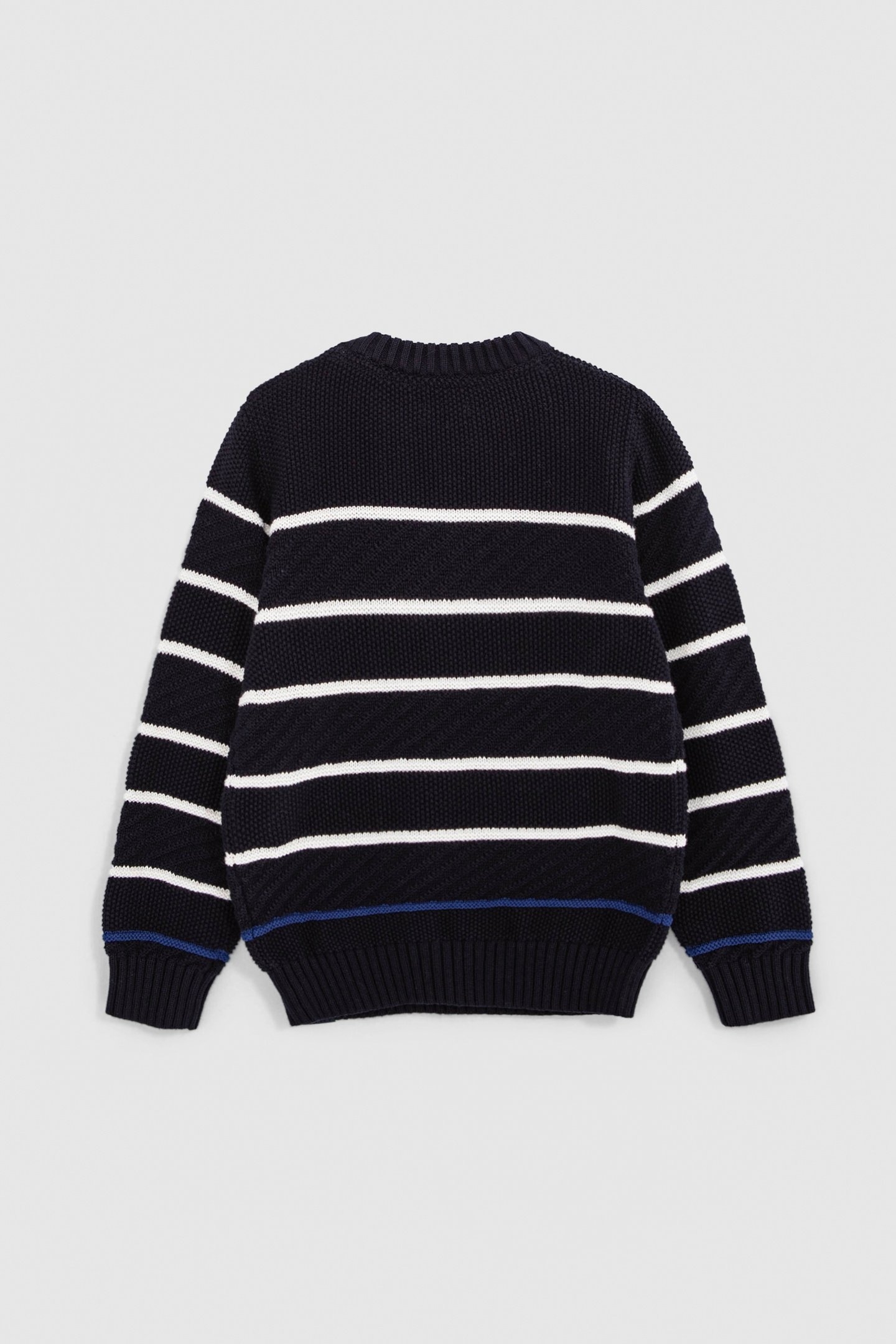 BOY'S ORGANIC COTTON FANCY KNIT SAILOR SWEATER 2