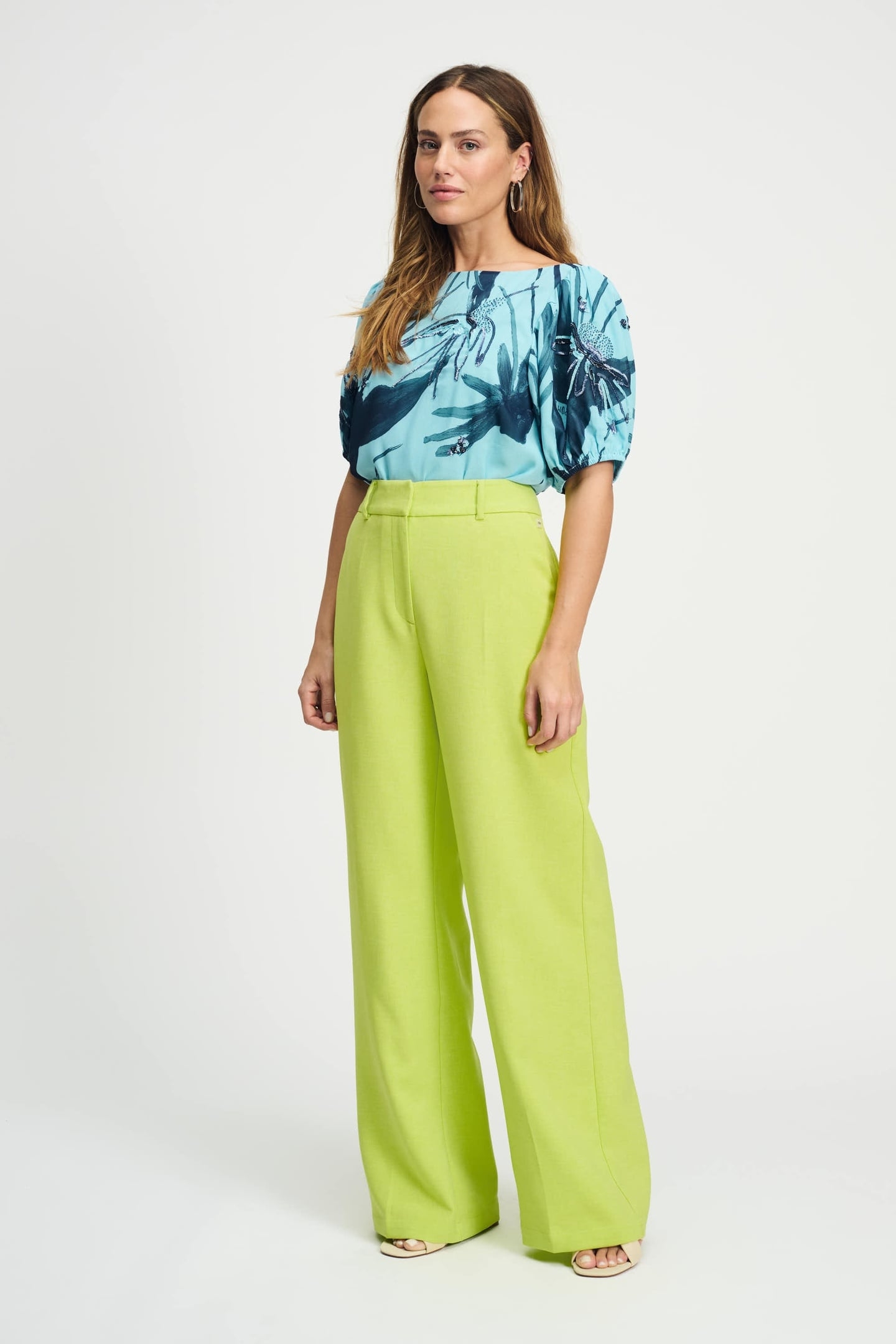 TOP - ARTISAN BLUE SEQUINS 2