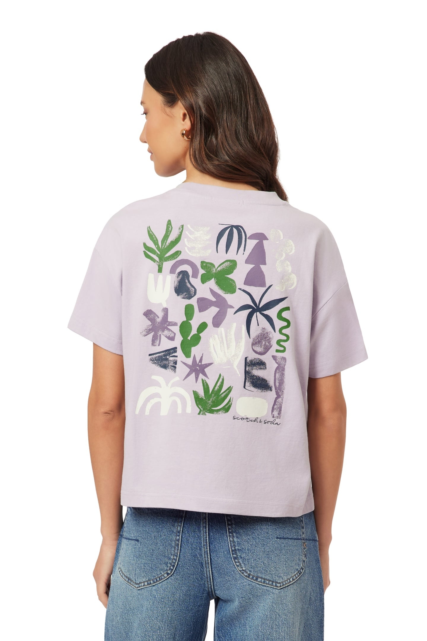 BOXY CROP TEE IRIS 3