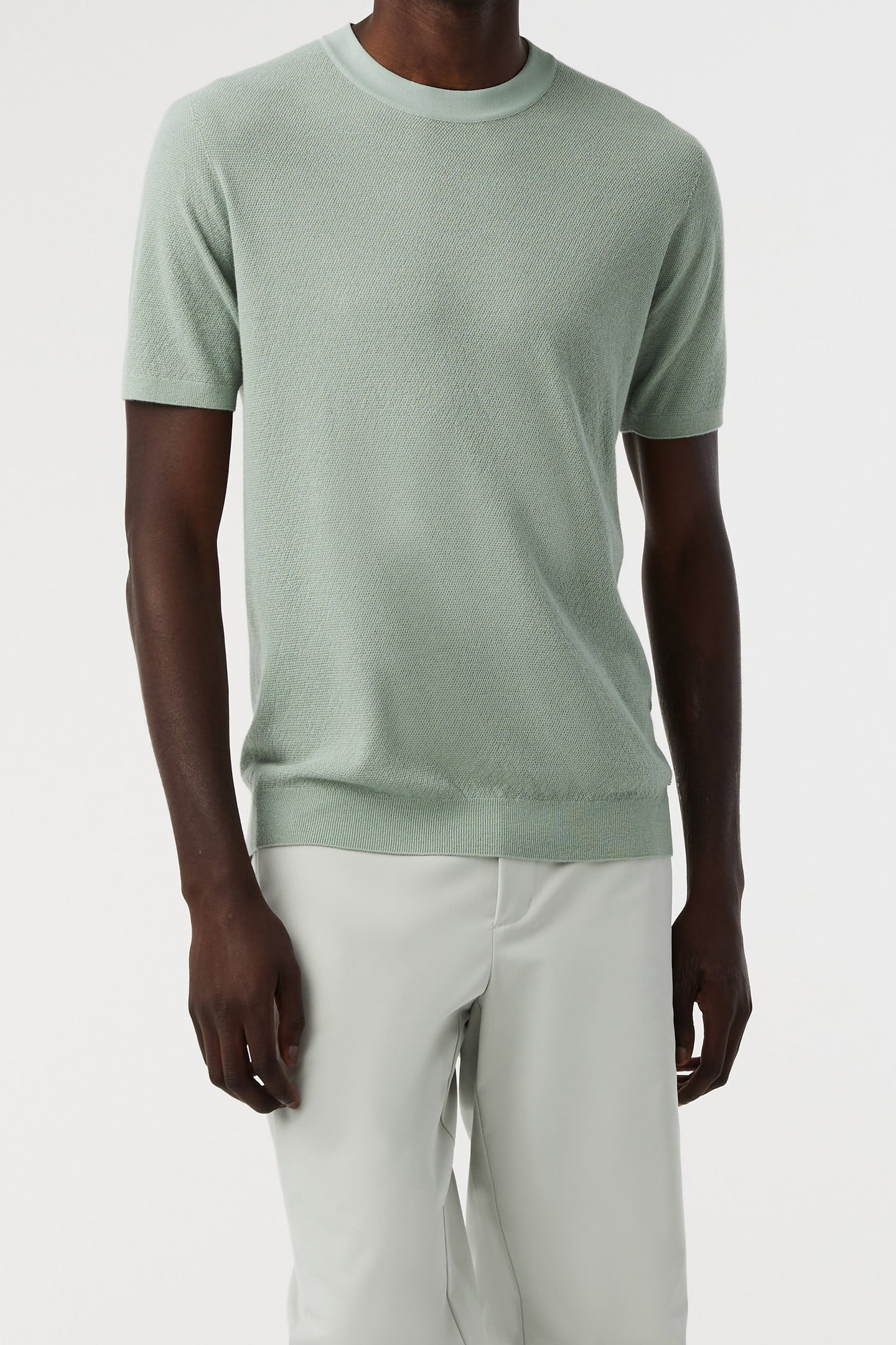 FECAS V2.Y8.01 FLAT-KNIT-SHIRT DUSTY MINT 1