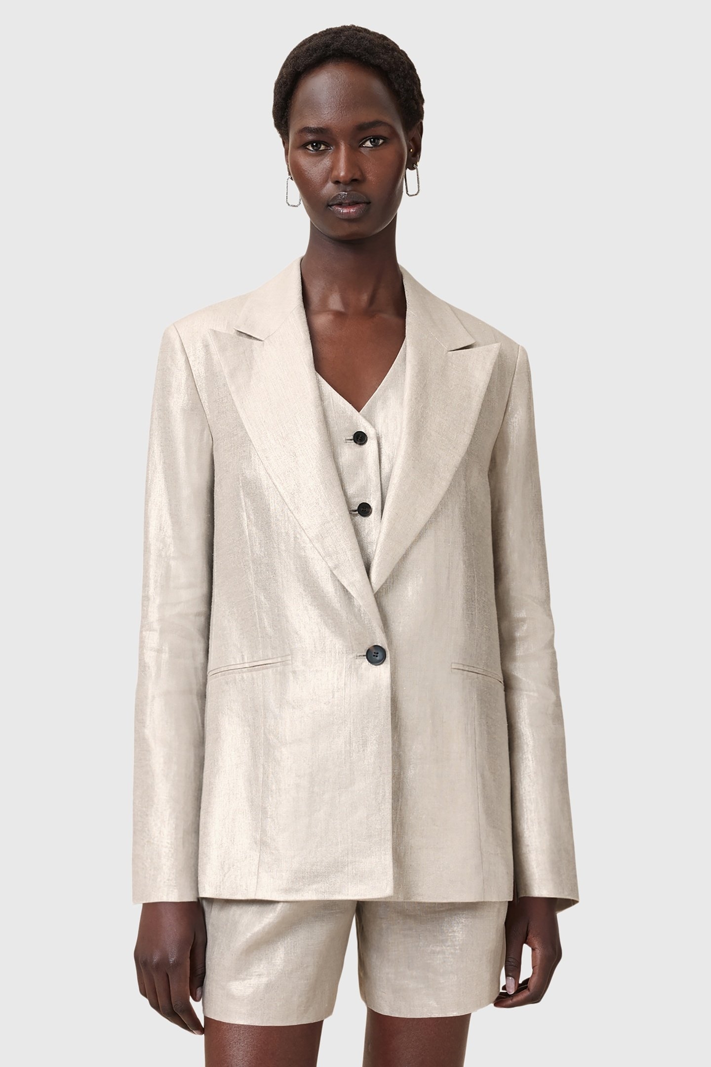 AVERIE BLAZER SILVER GREY 3