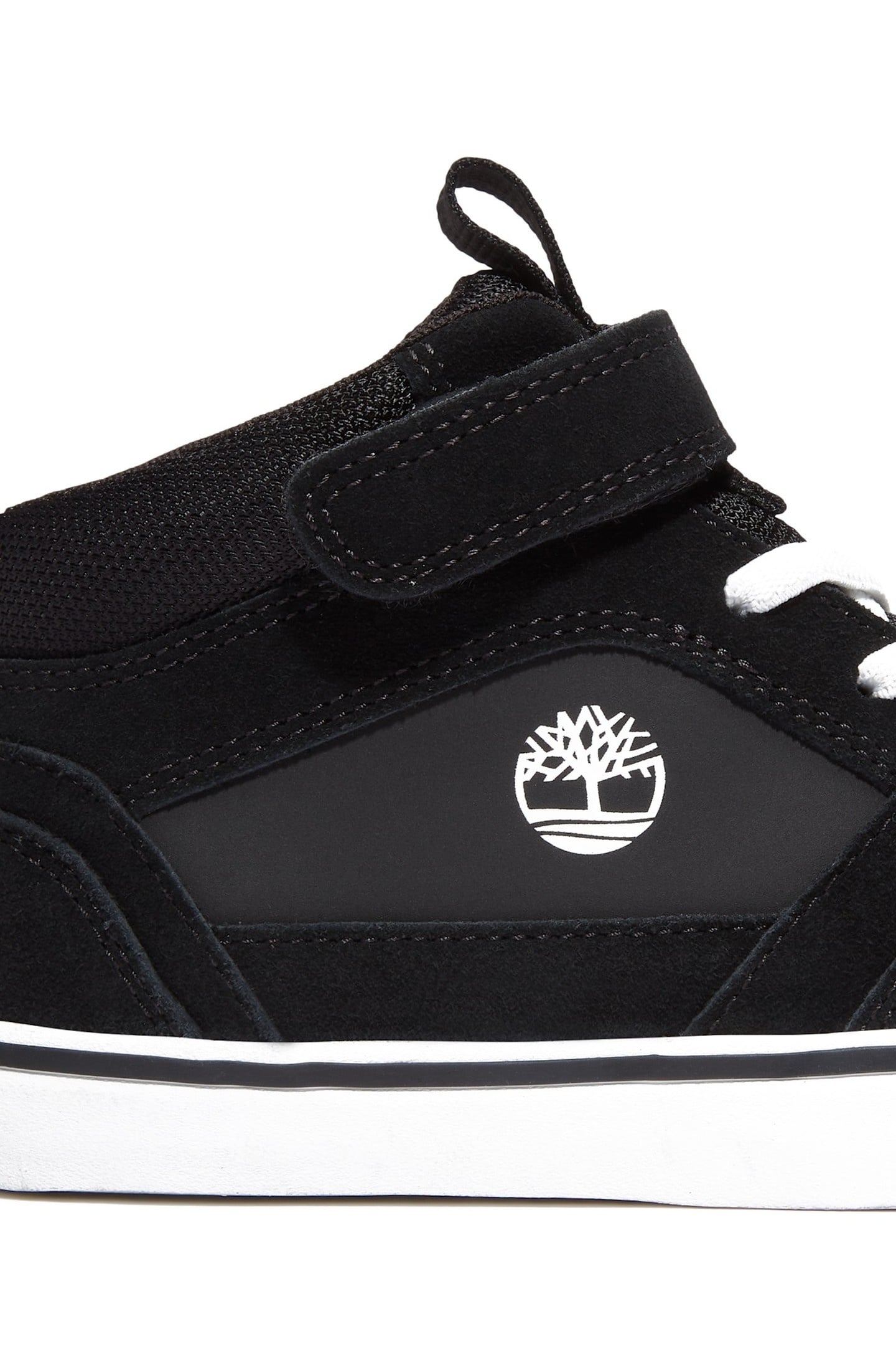 STONE JUMP MID HOOK & LOOP SNEAKER BLACK SUEDE 7