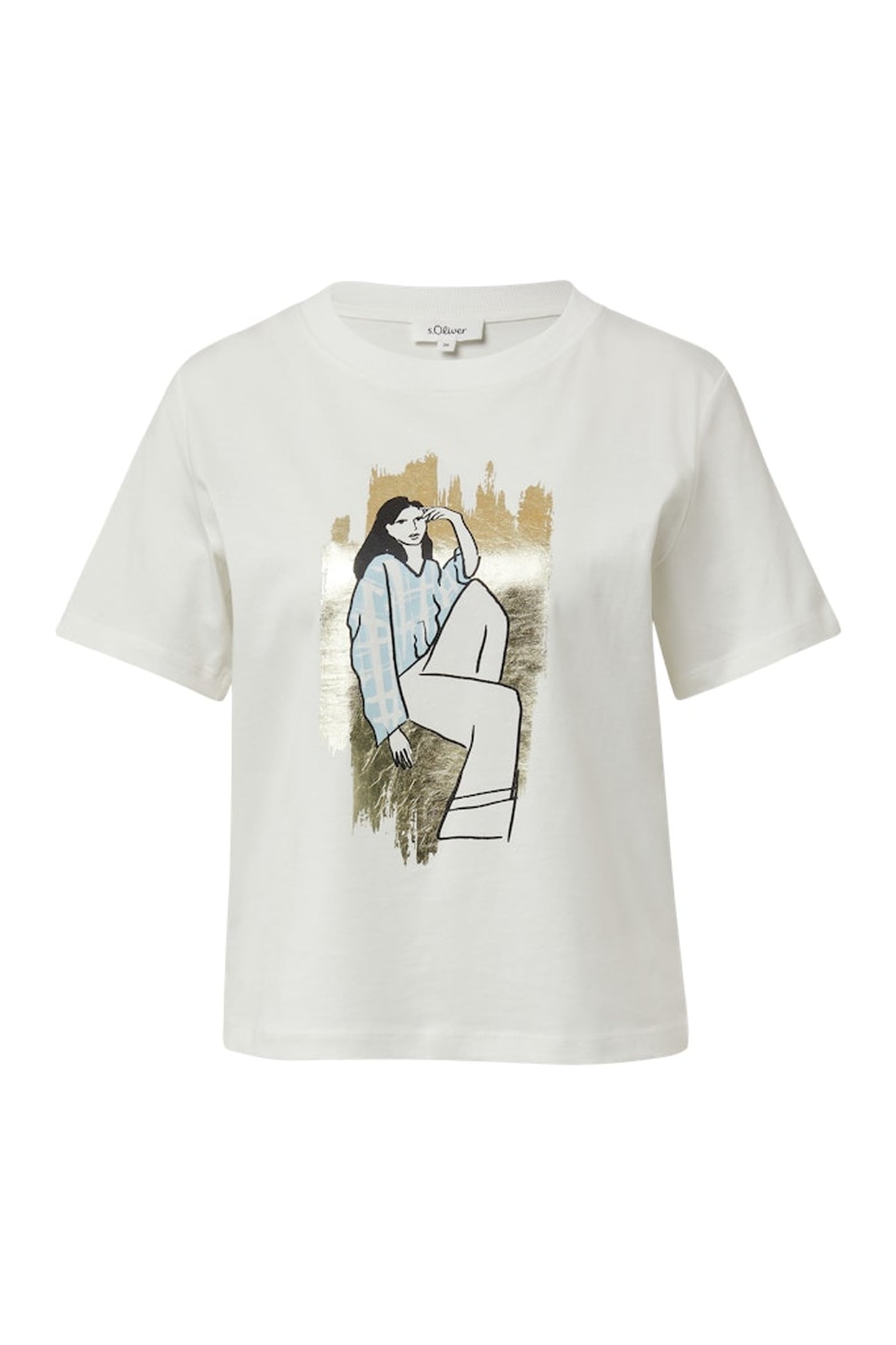 S.OLIVER T-SHIRTS OFFWHITE 4