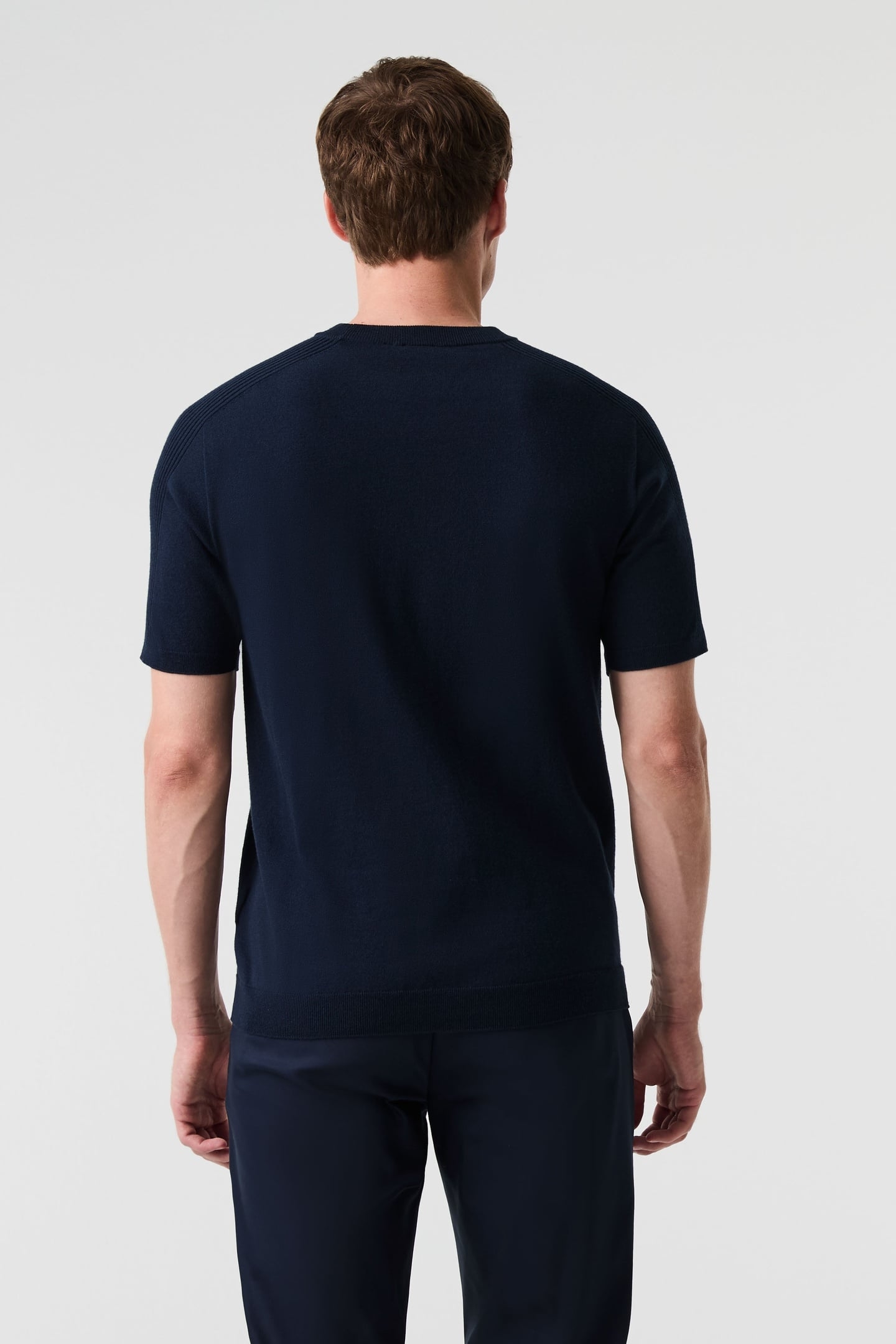 FOTOR V2.Y9.01 FLAT-KNIT-SHIRT DARK NAVY 2