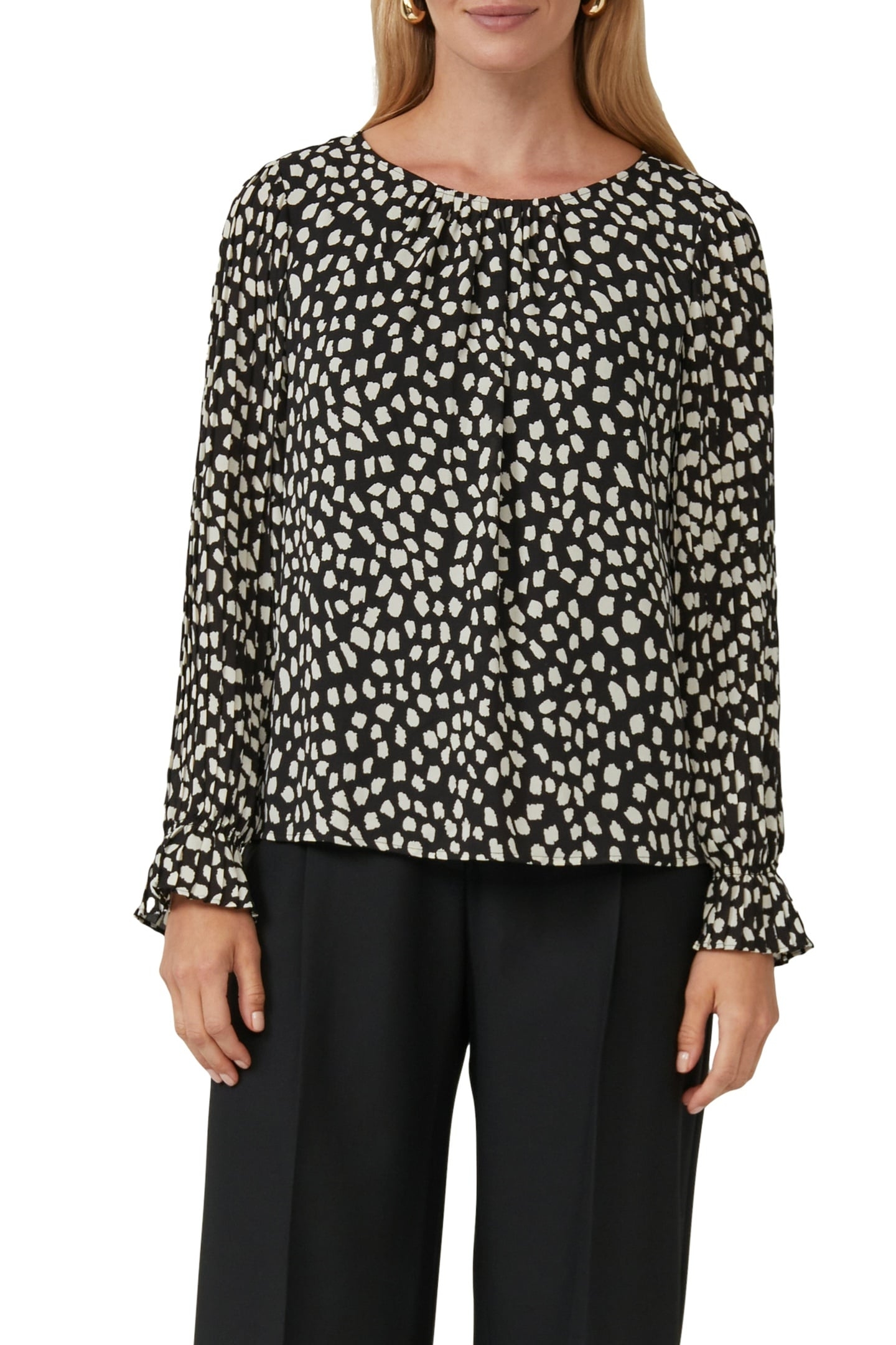 S.OLIVER BLOUSES BLACK 2