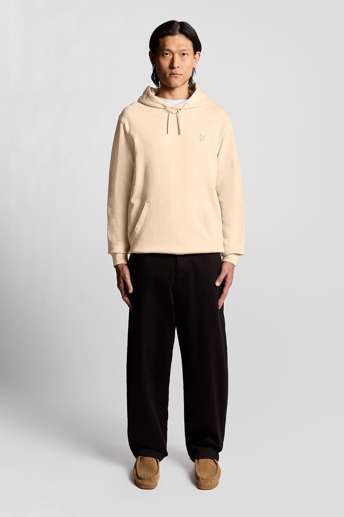 SUPERFINE PULLOVER HOODIE PINK TINT 1