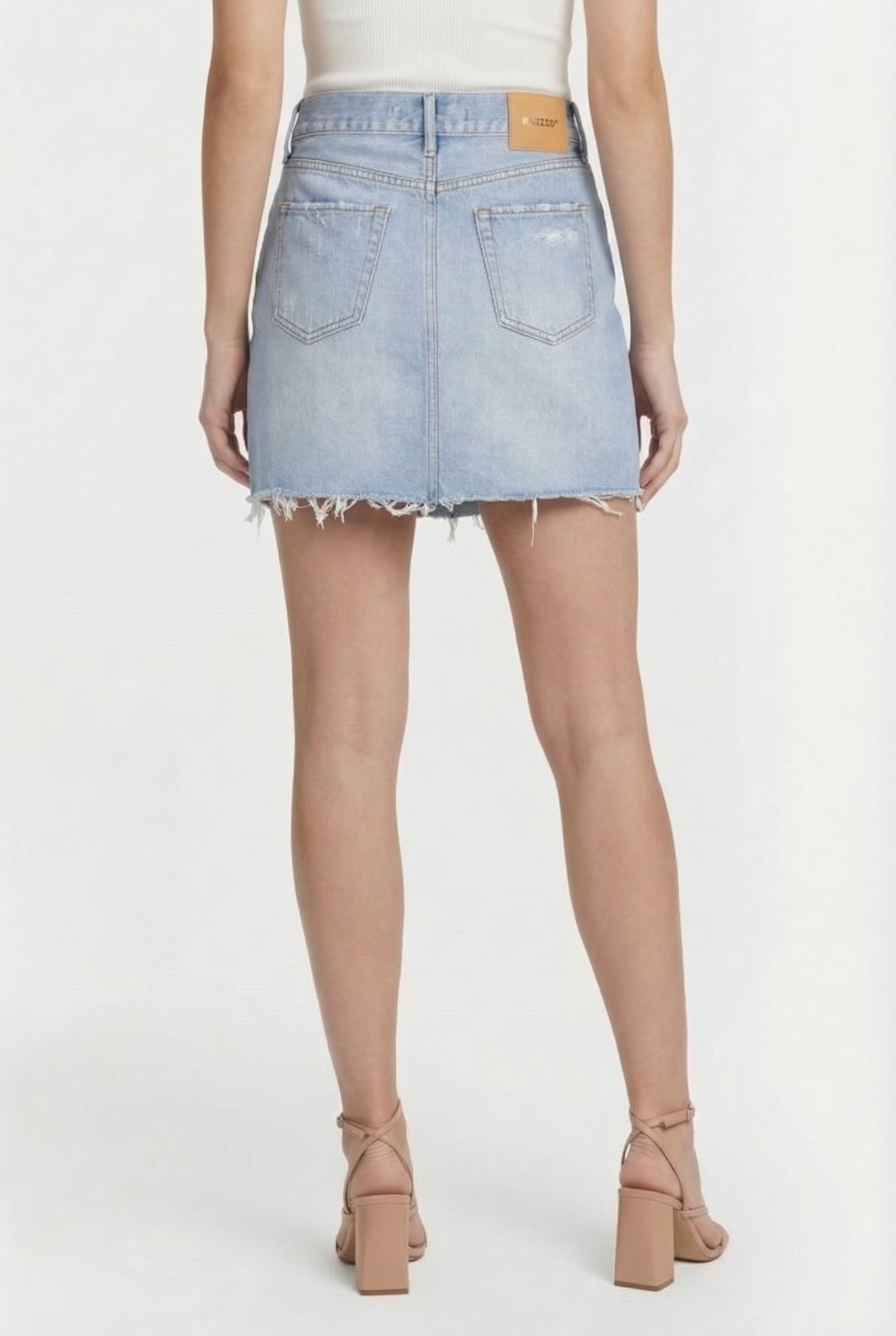 RIVER - HS21 MINI SKIRT VINTAGE BLUE 2