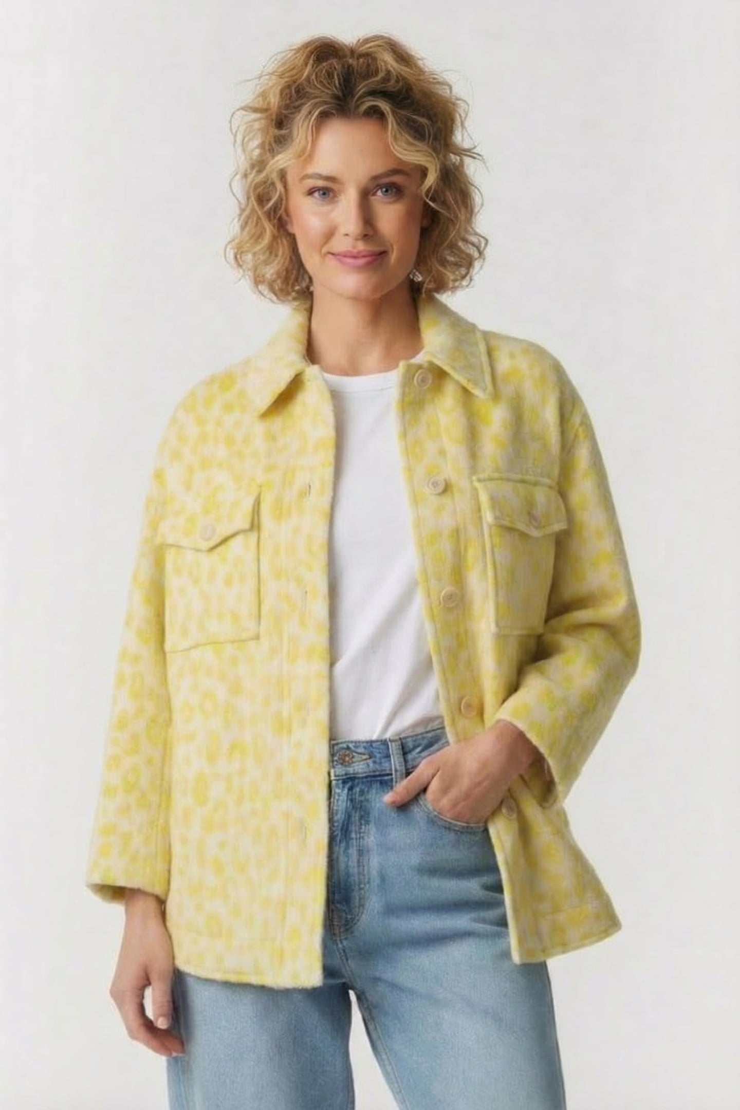 ODELINO COAT YELLOW 1