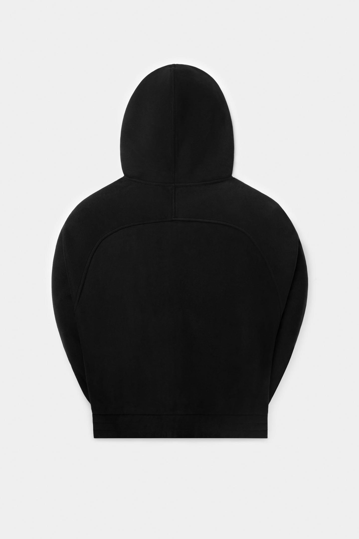 NJERI OVERSIZED ZIPPER HOODIE BLACK 3